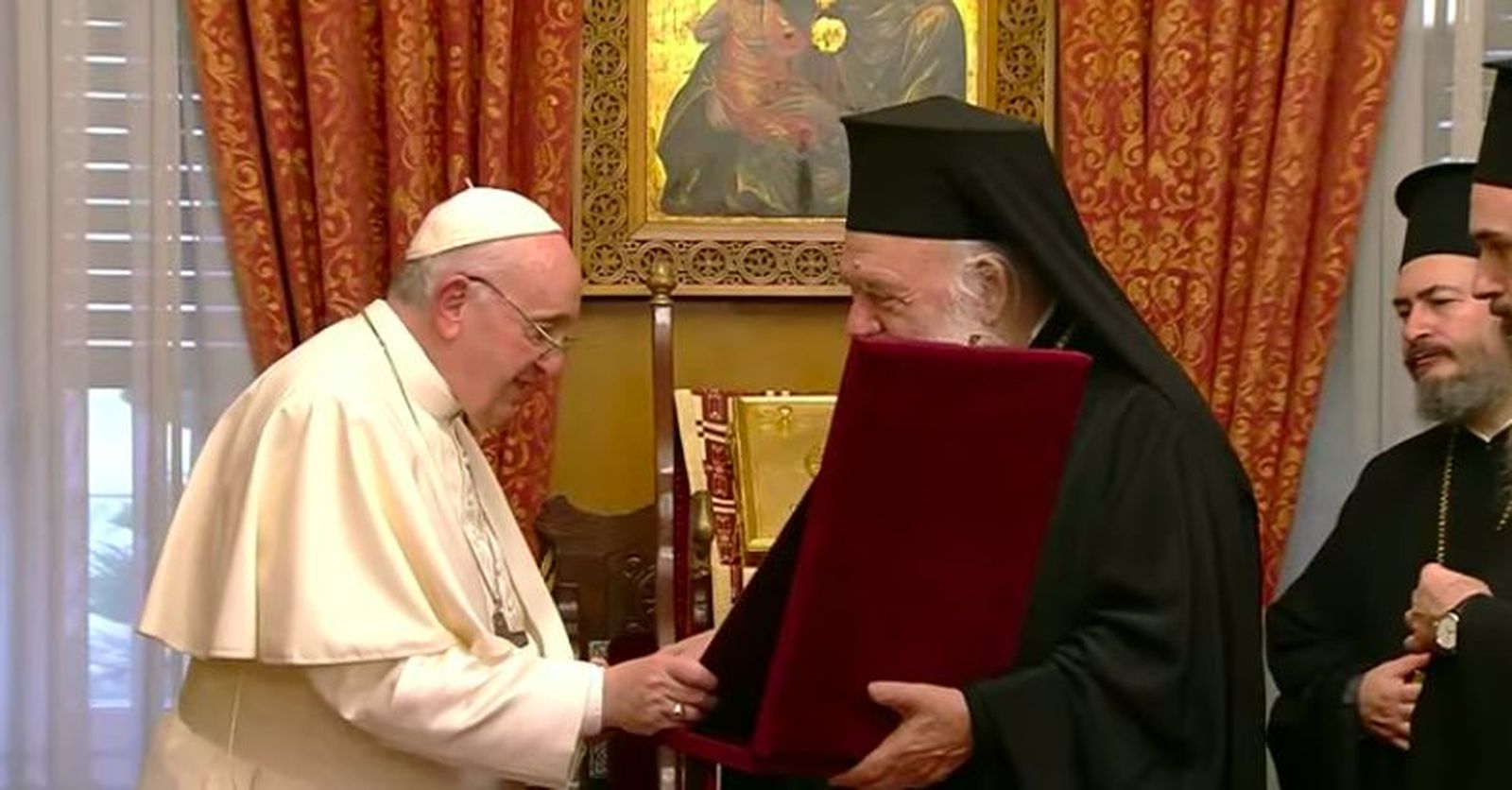 El Papa, con Jerónimos II