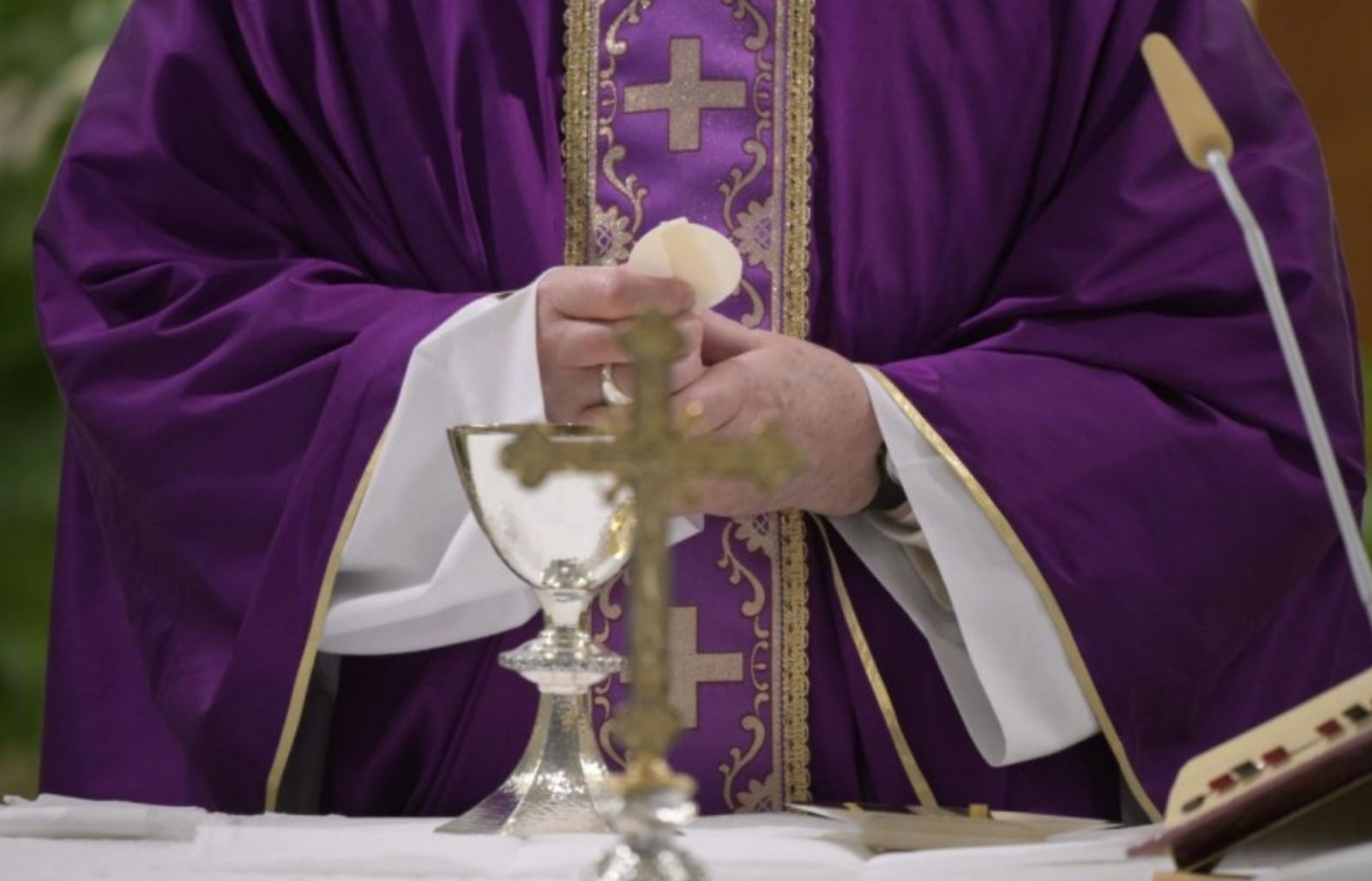 El Papa, en Santa Marta