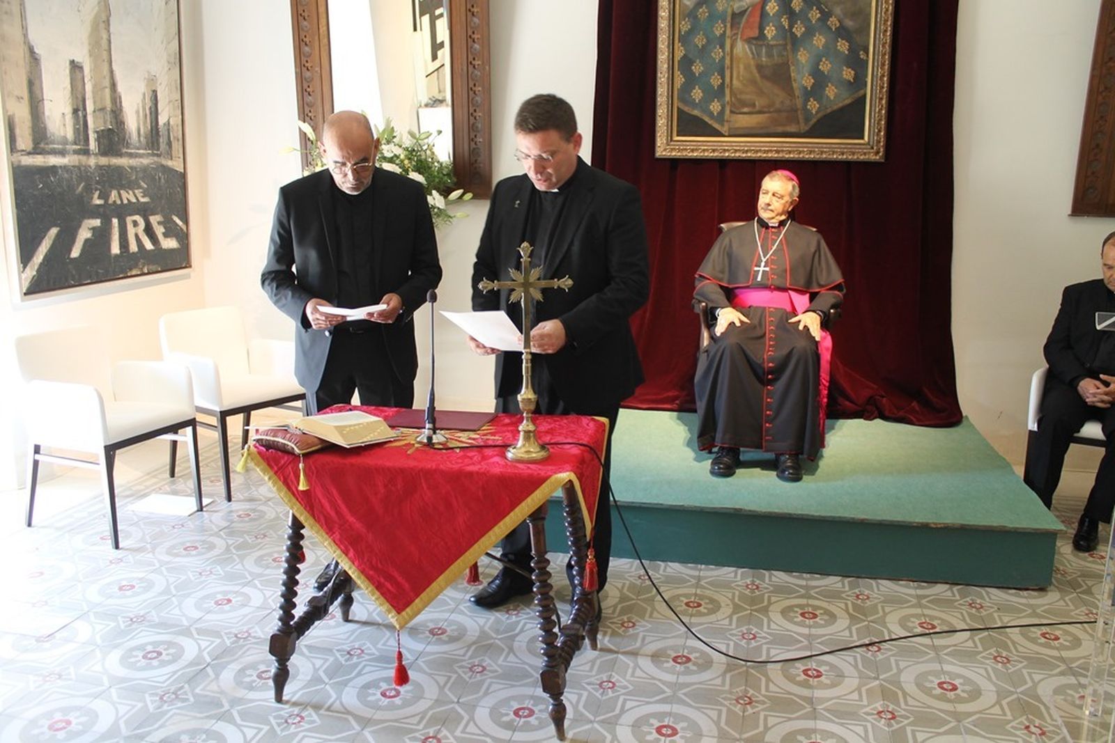 Foto de la toma de posesión en Plasencia