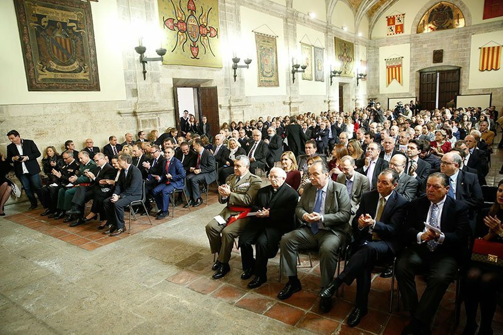Un momento de la lectura de la Constitución