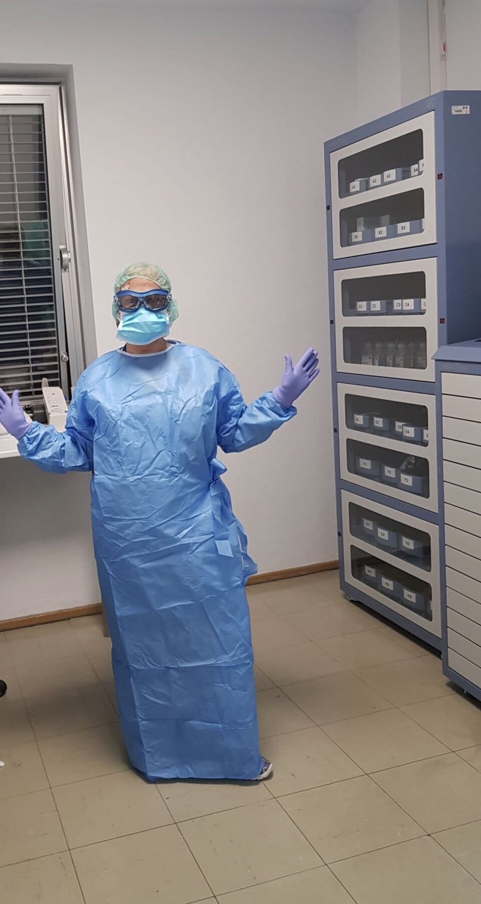 Carmen González, en el 12 de Octubre