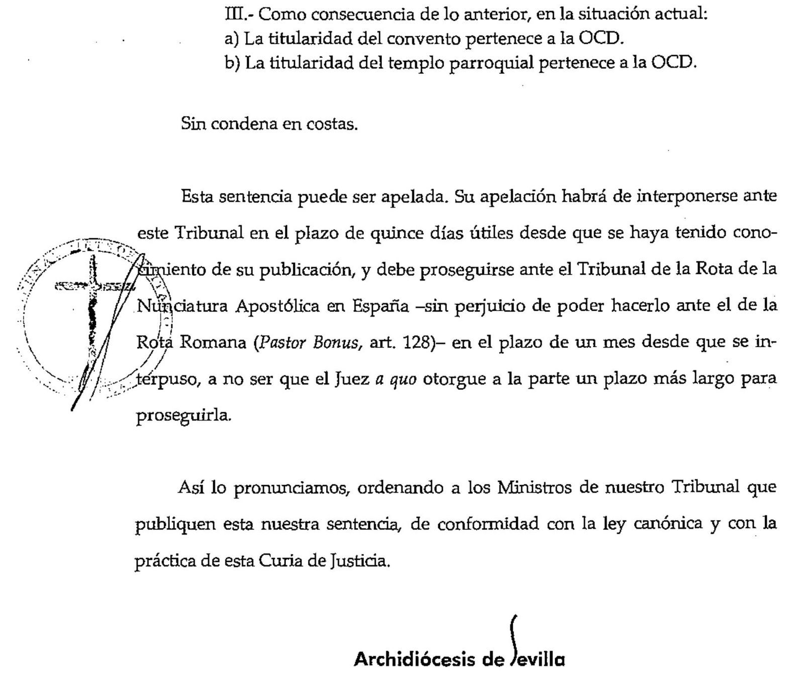 Sentencia contra Zornoza