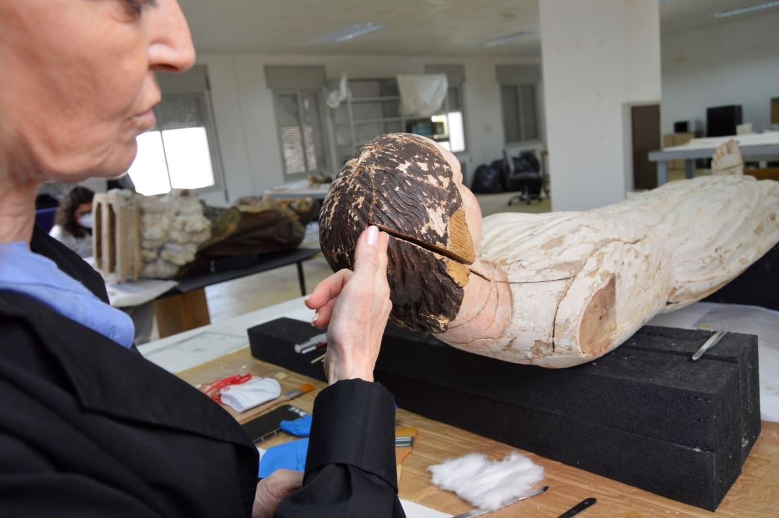 Taller del Instituto Valenciano de Conservación, Restauración e Investigación (IVCR+i), Castellón.
