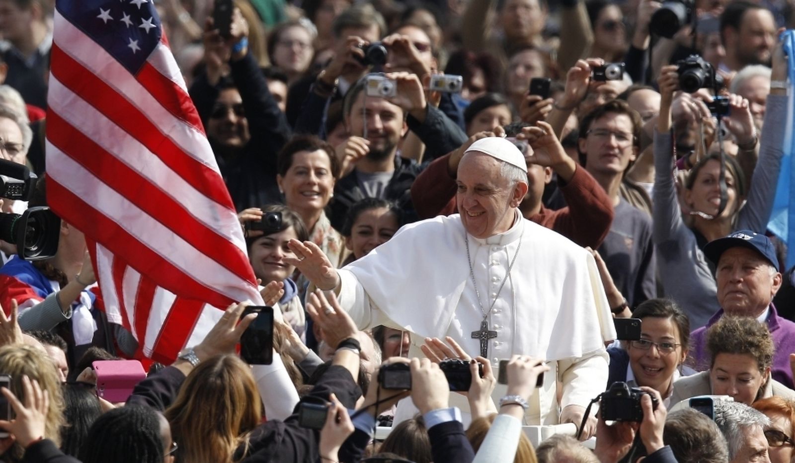 Francisco, en su viaje a Estados Unidos