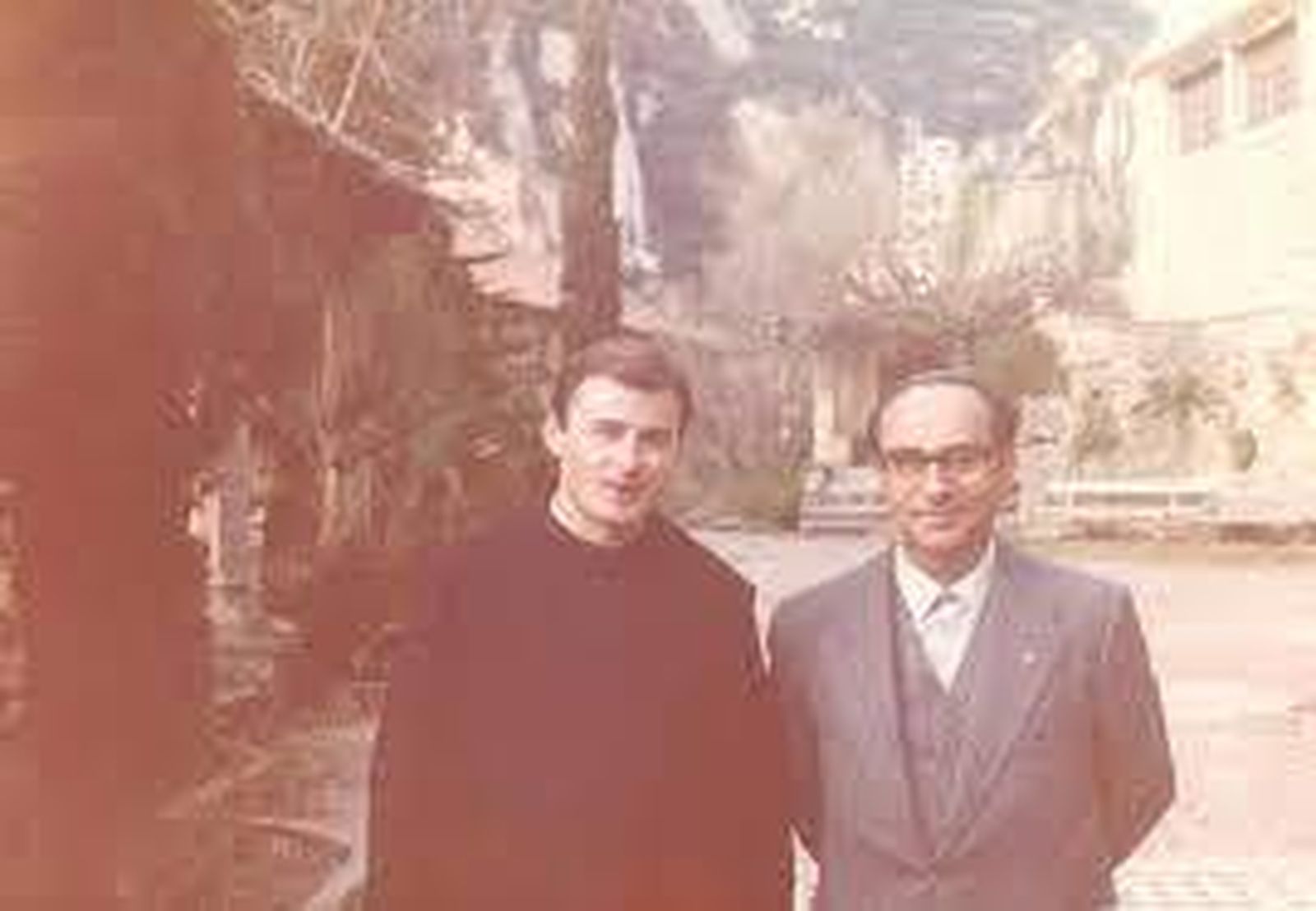 Alexandre Alapont, con el autor del artículo, en 1985