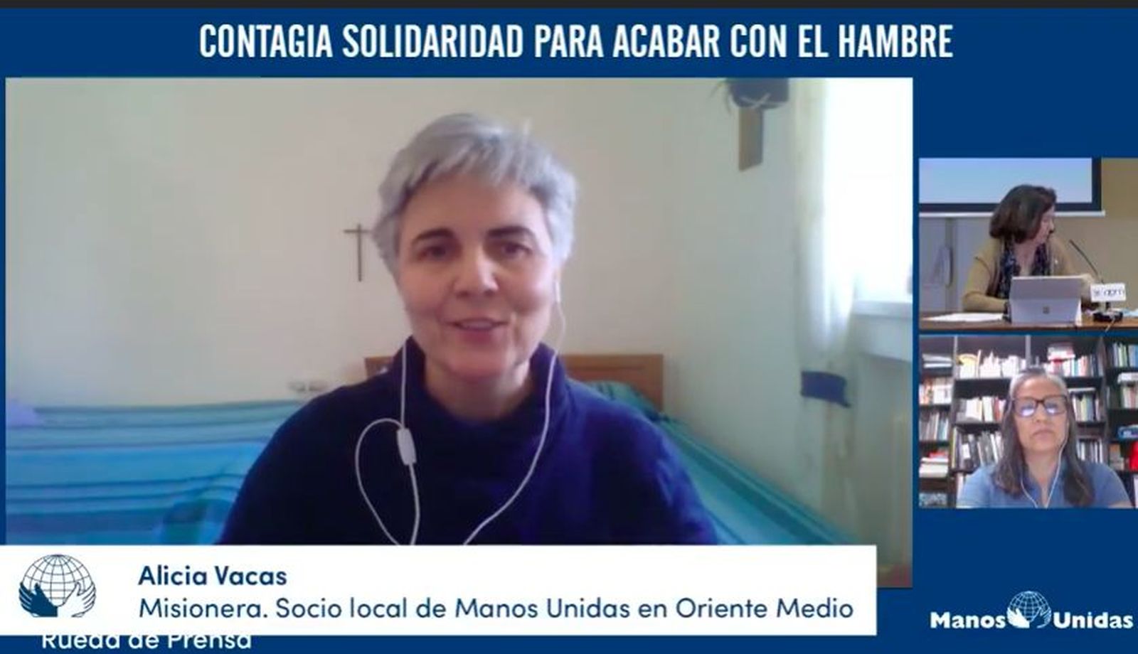 Alicia Vacas, desde Israel