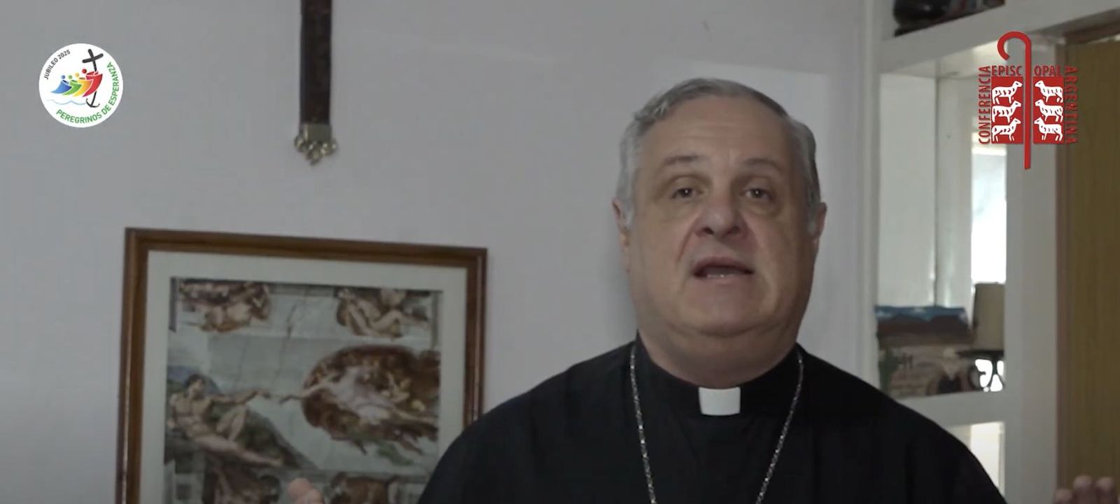 Colombo, en su videomensaje