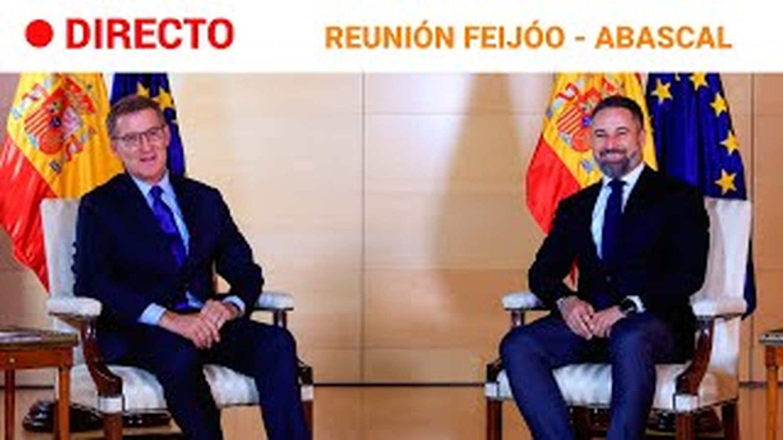 Feijóo en sintonía con las políticas de Vox. Captura