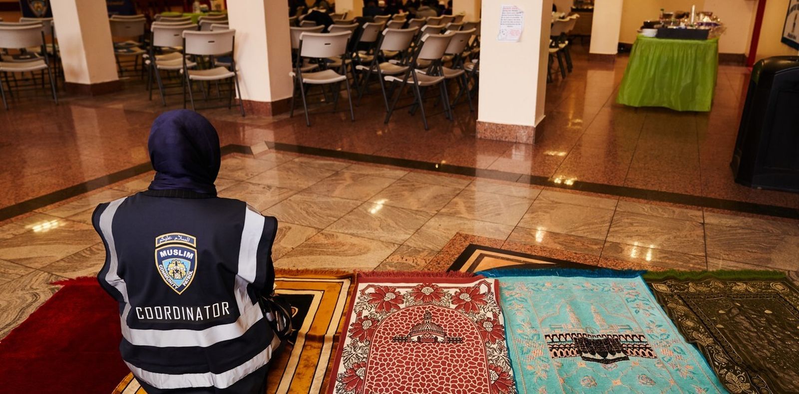 Seguridad en una mezquita de Nueva York