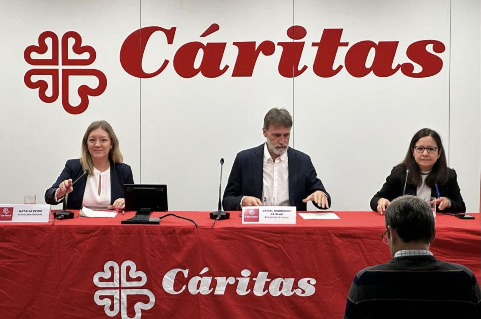 Presentación del informe de Cáritas, con Natalia Peiro, secretaria general