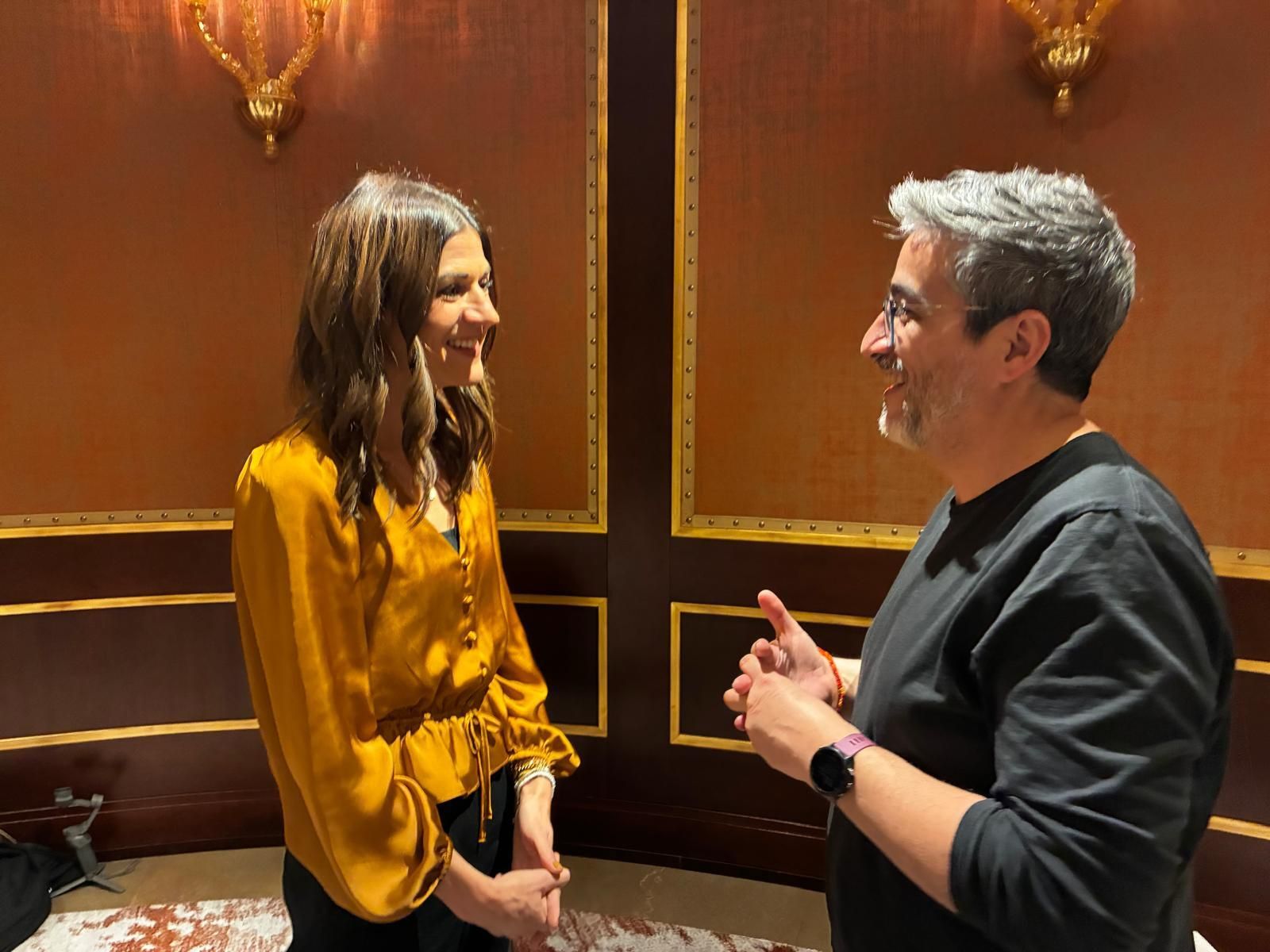 Kira McCracken, con Jesús Bastante