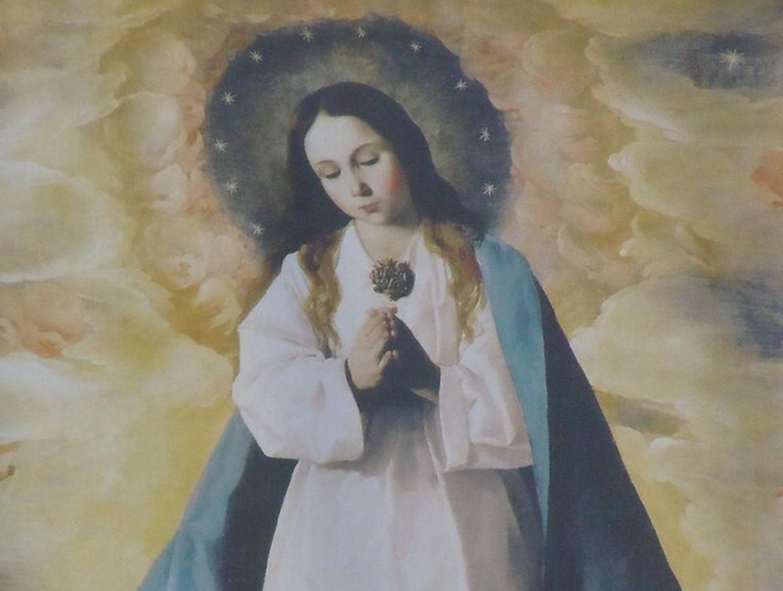 La Inmaculada niña de Zurbarán