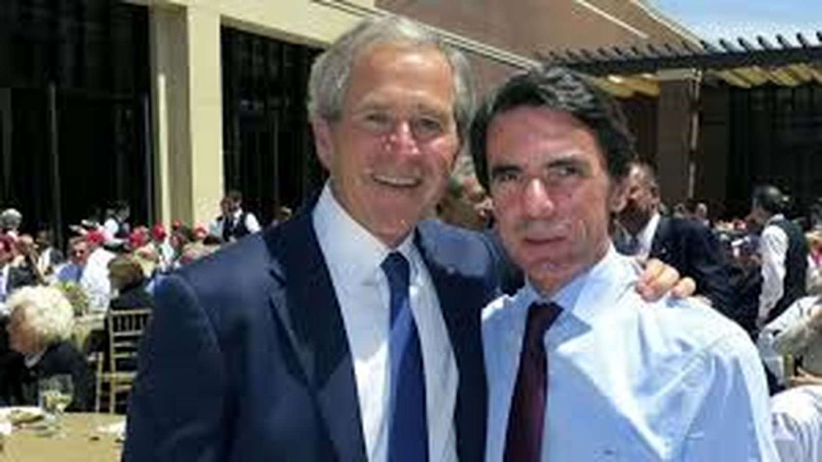 Aznar y Bush