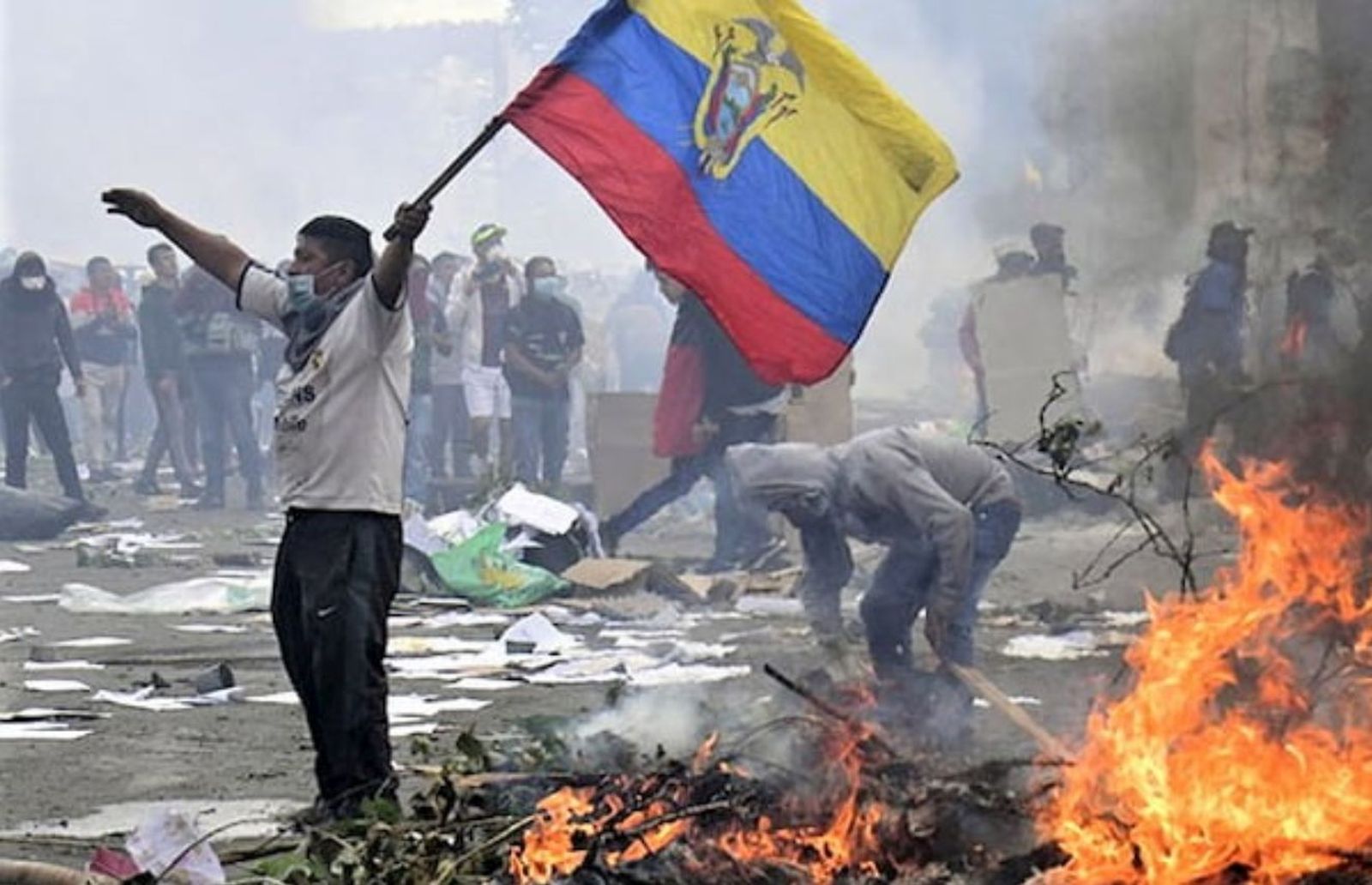 Disturbios en Ecuador