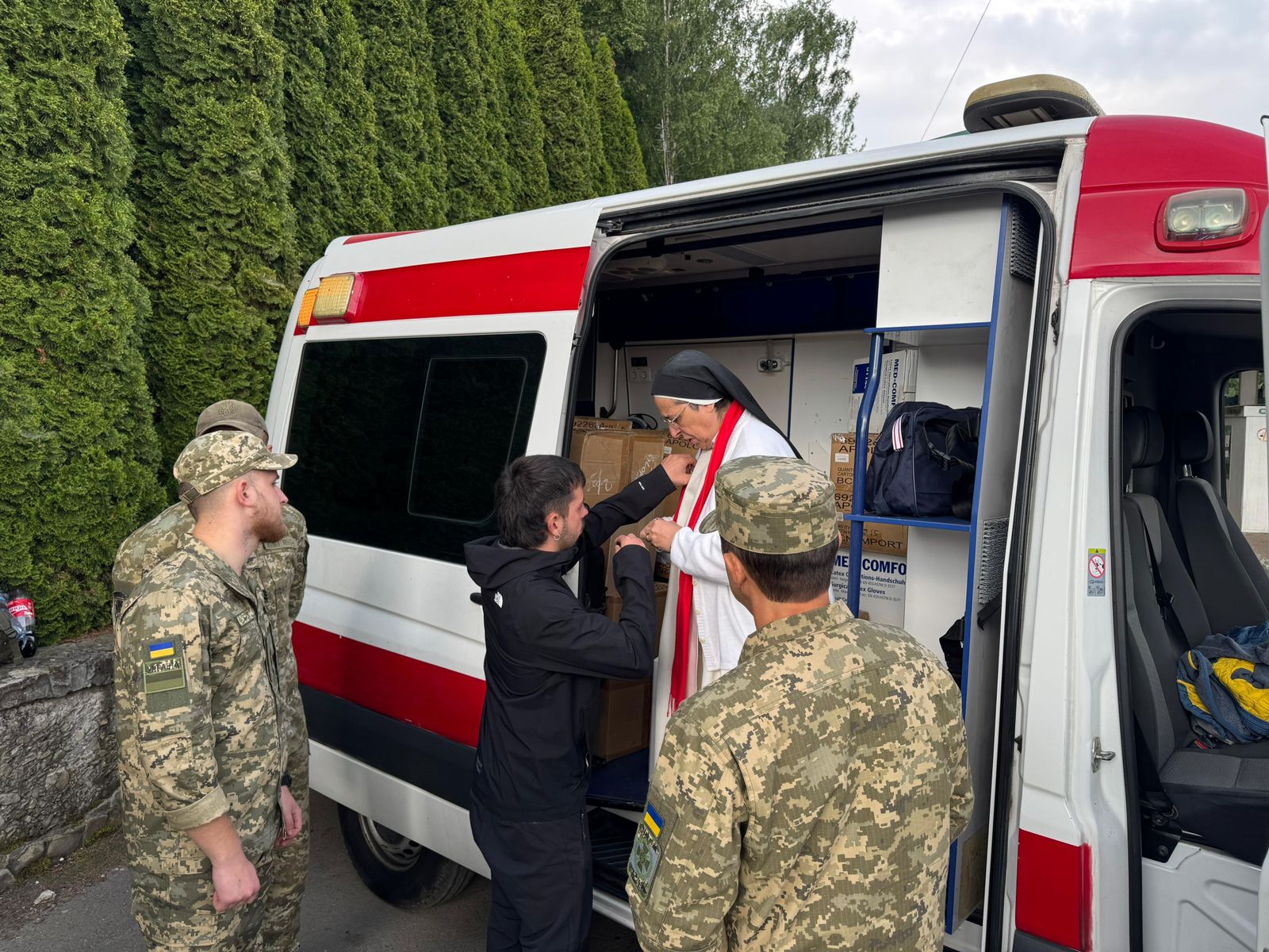 Sor Lucía Caram, en Ucrania