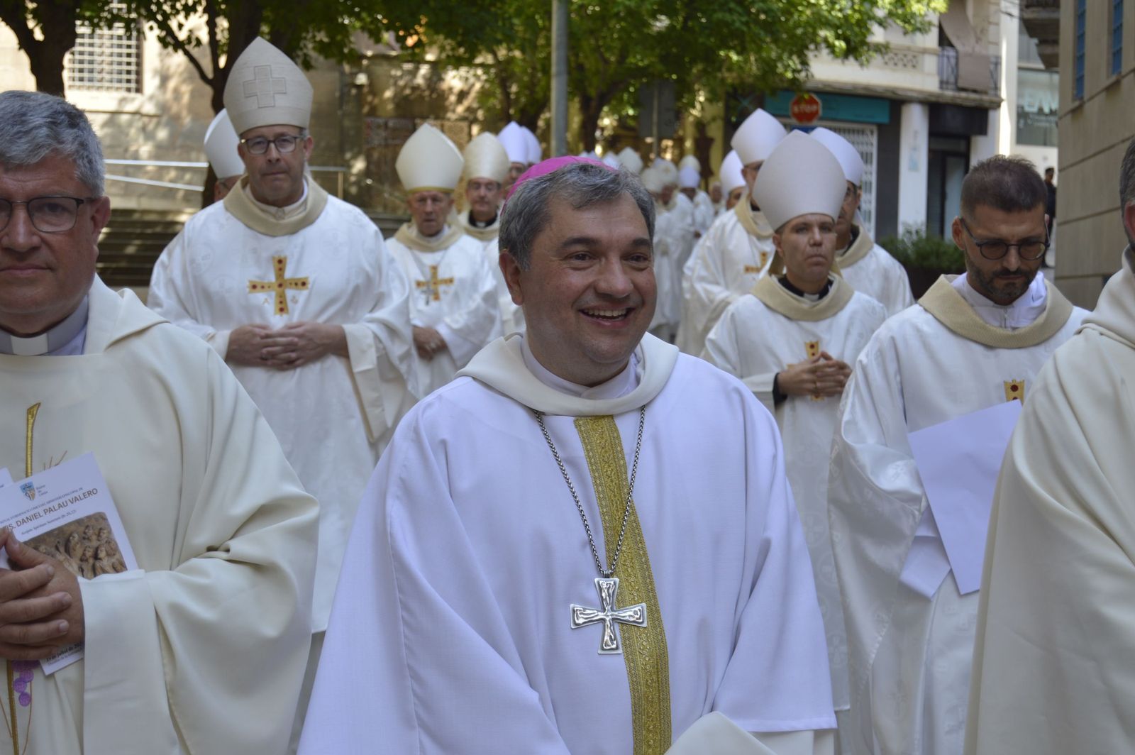 Daniel Palau, durante su ordenación.