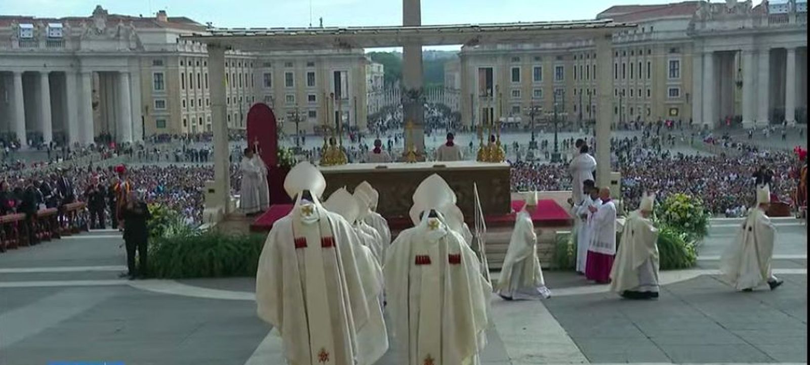 Canonizaciones en la plaza de San Pedro