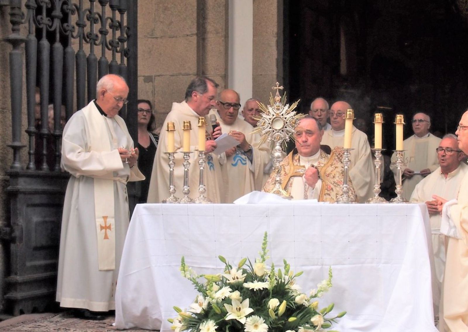 Bendición de la festividad del Corpus en Mondoñedo-Ferrol