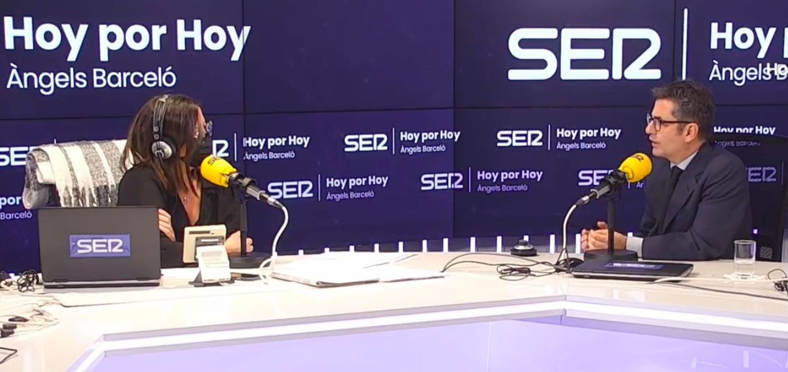 Bolaños, con Ángels Barceló