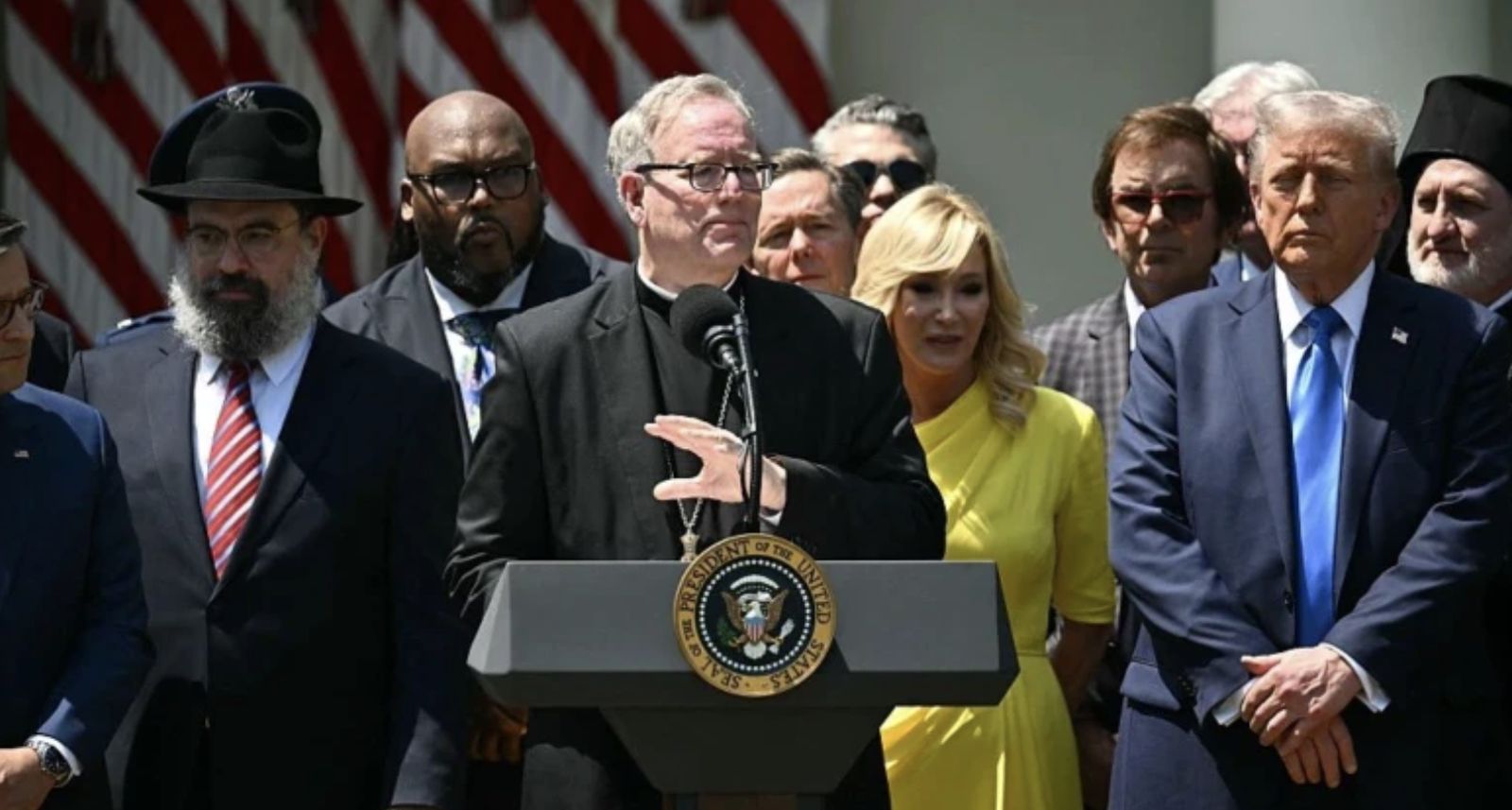 Barron, con Donald Trump