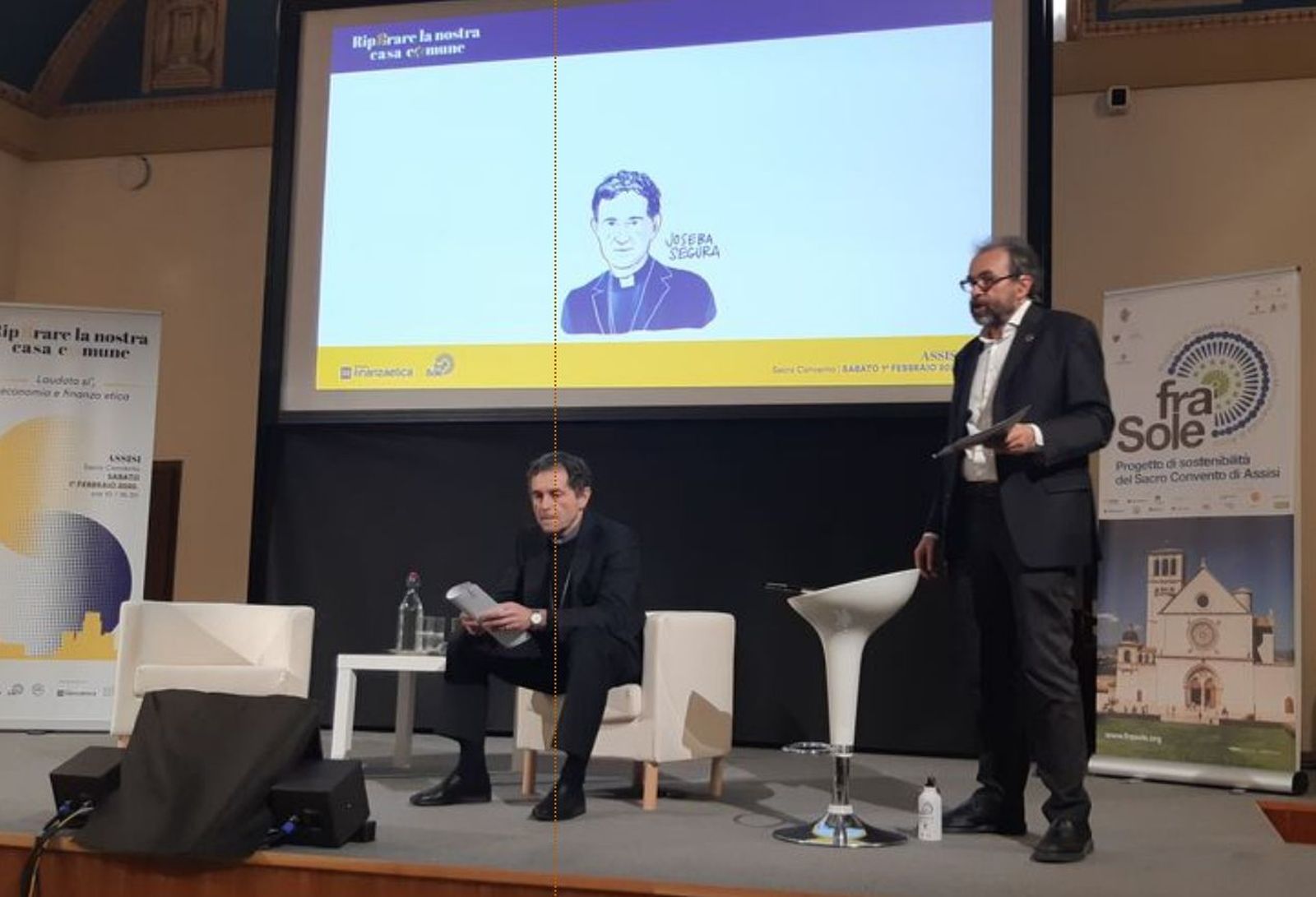 Joseba Segura, en Asís