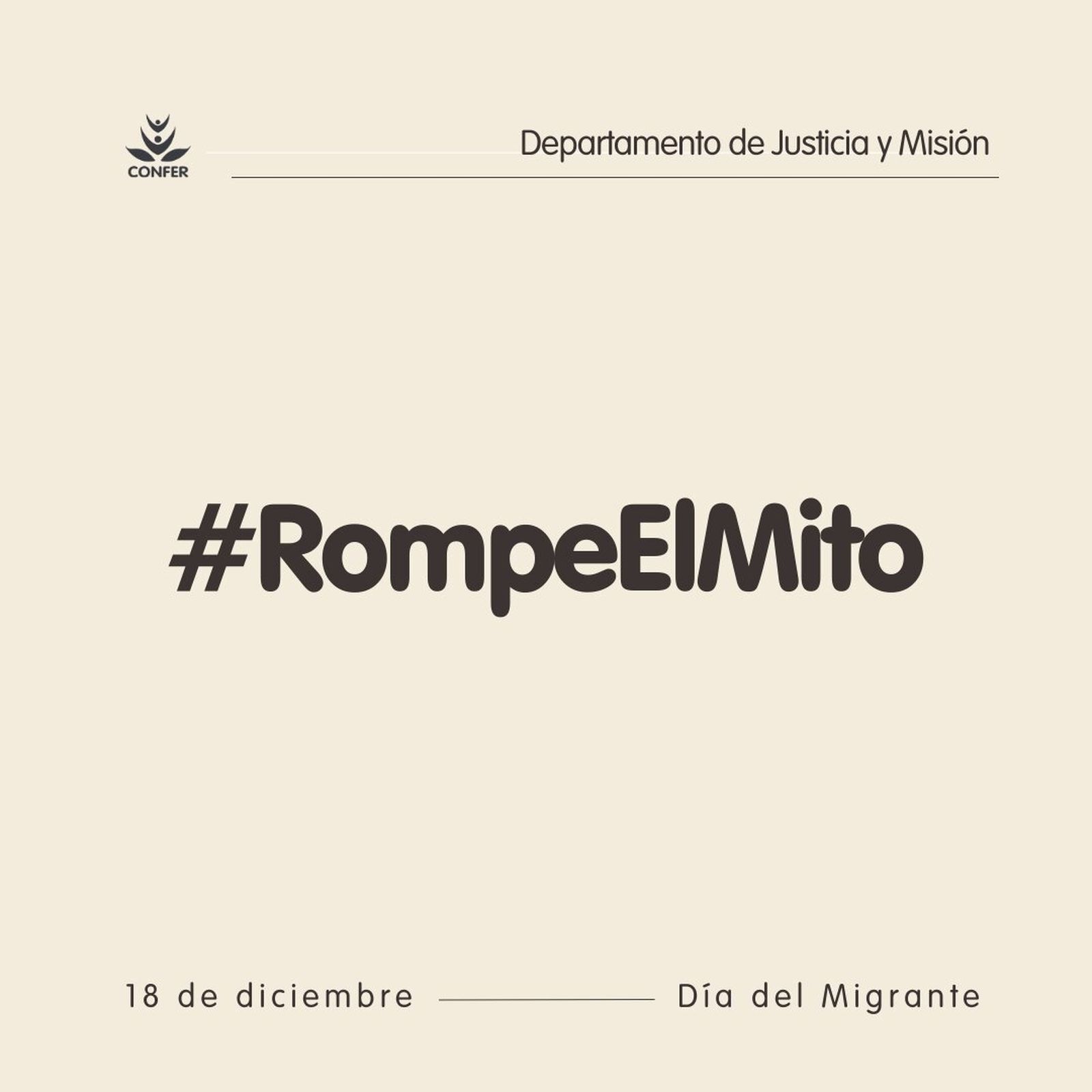 Rompe el mito de la migración