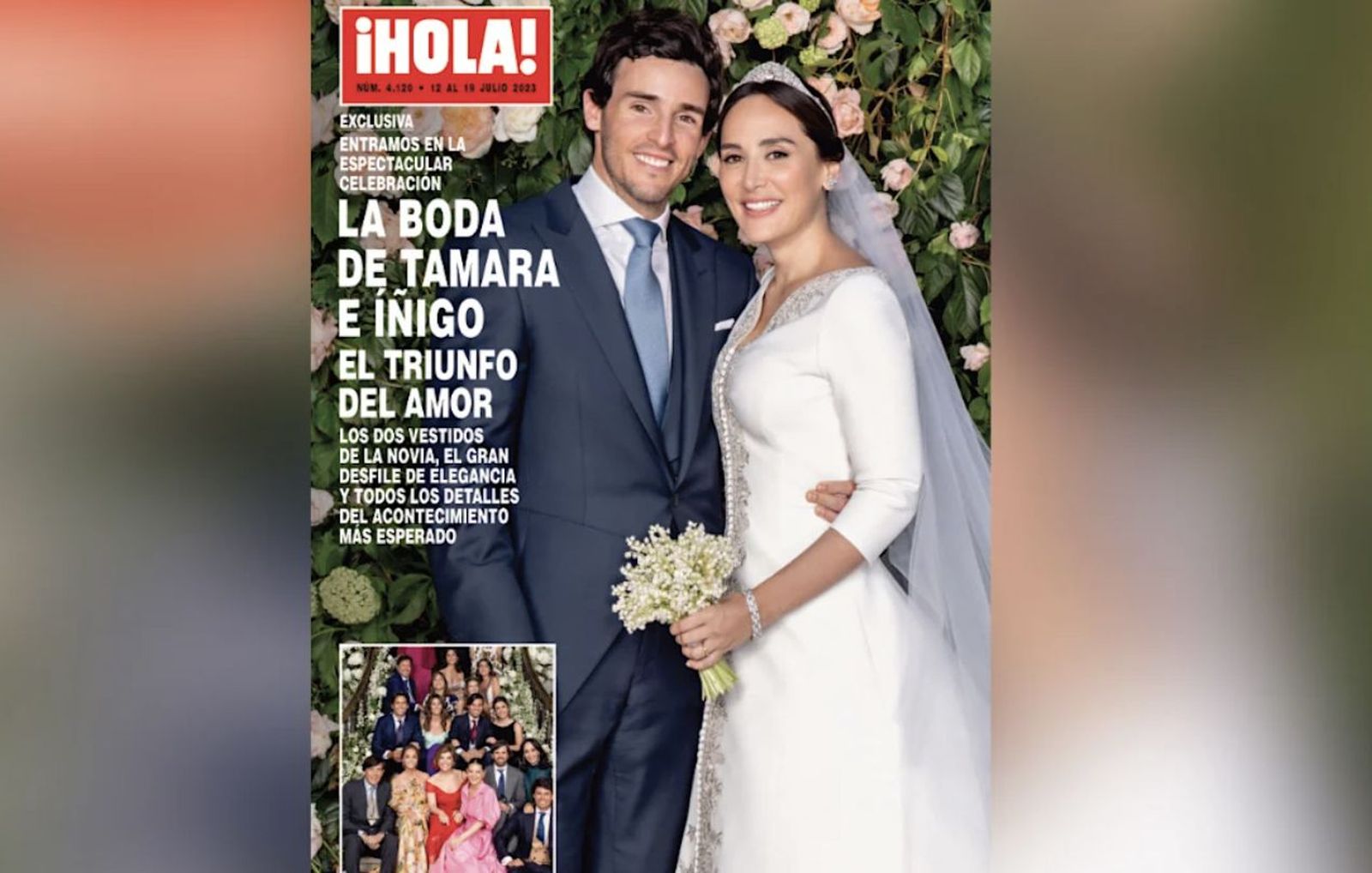 La boda de Tamara Falcó, portada de '¡Hola!'
