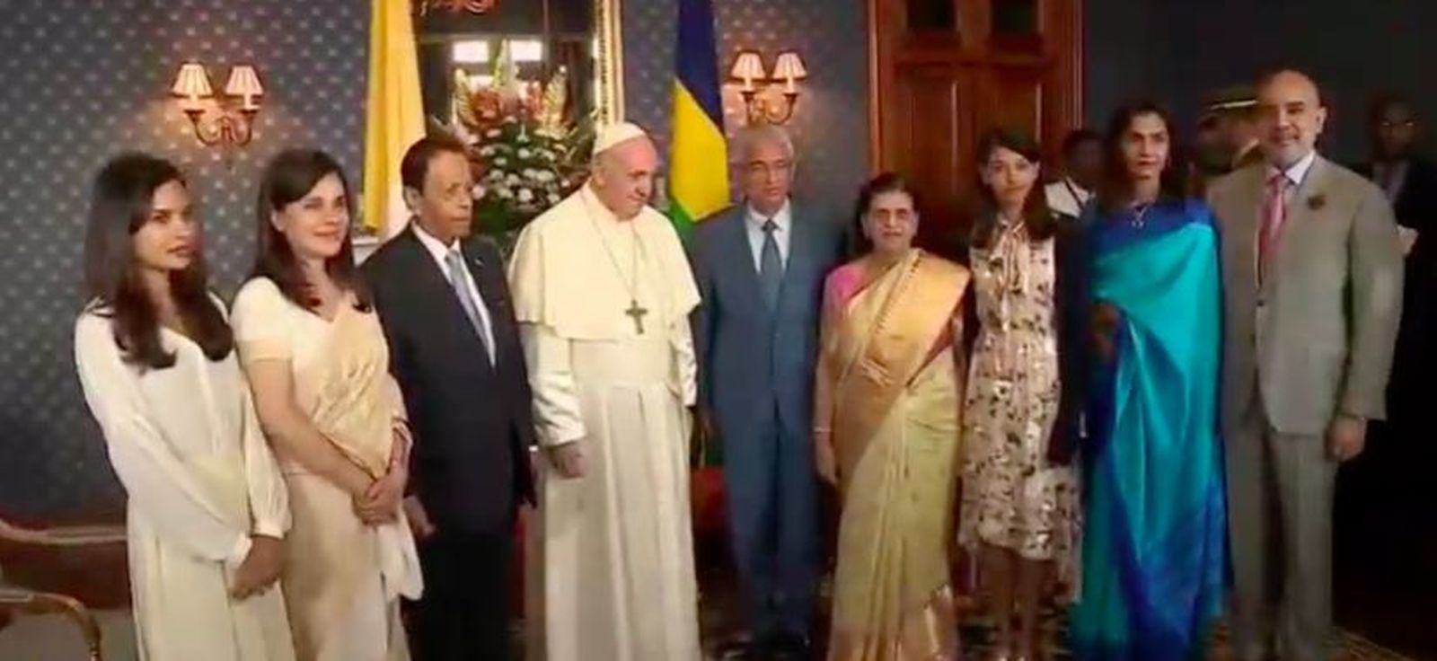 Foto con la familia presidencial