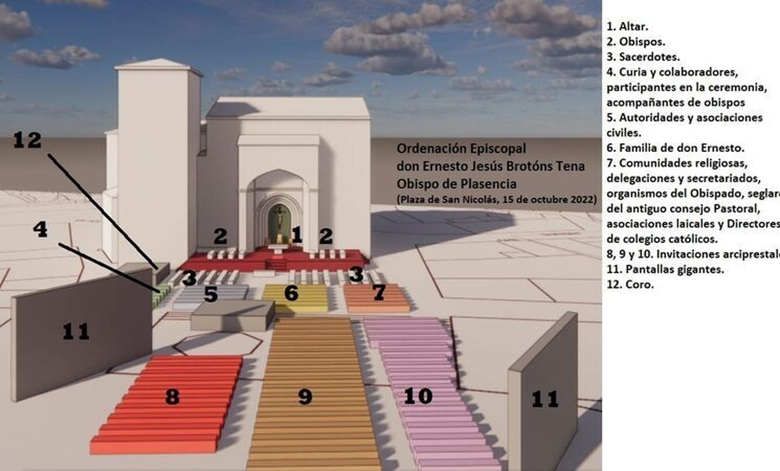 La Plaza de san Nicolás, en Plasencia