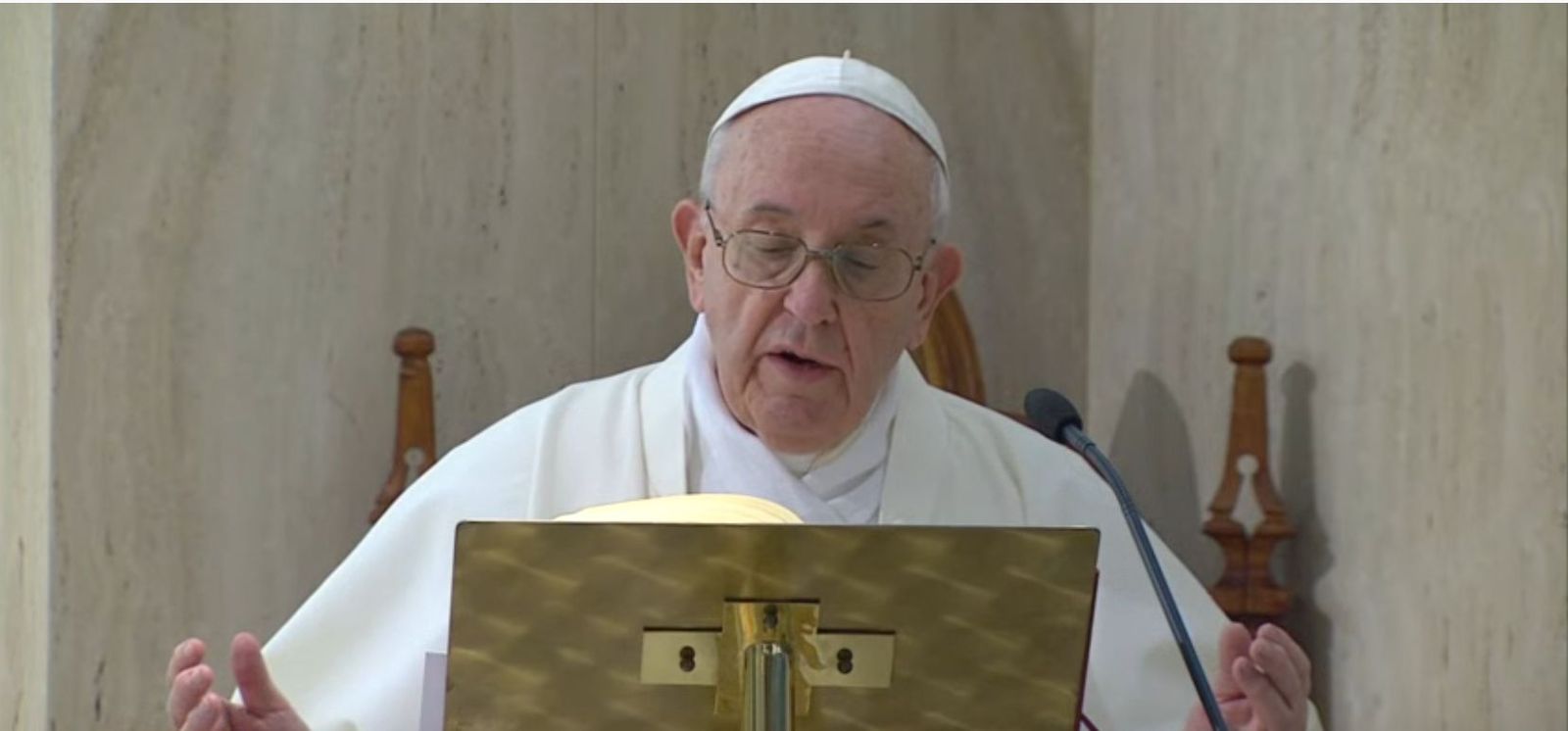 El Papa, en Santa Marta