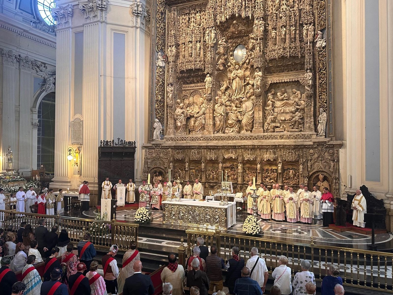 Misa solemne del Pilar de Zaragoza