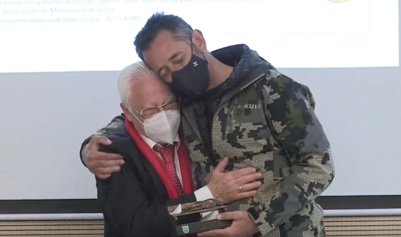 Padre Ángel y Pedro Cavadas