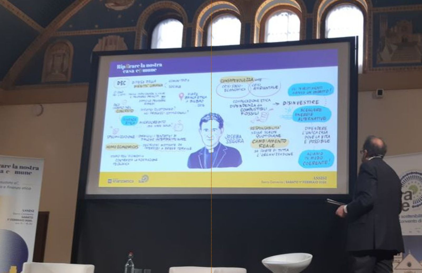 Conferencia de Segura en Asís