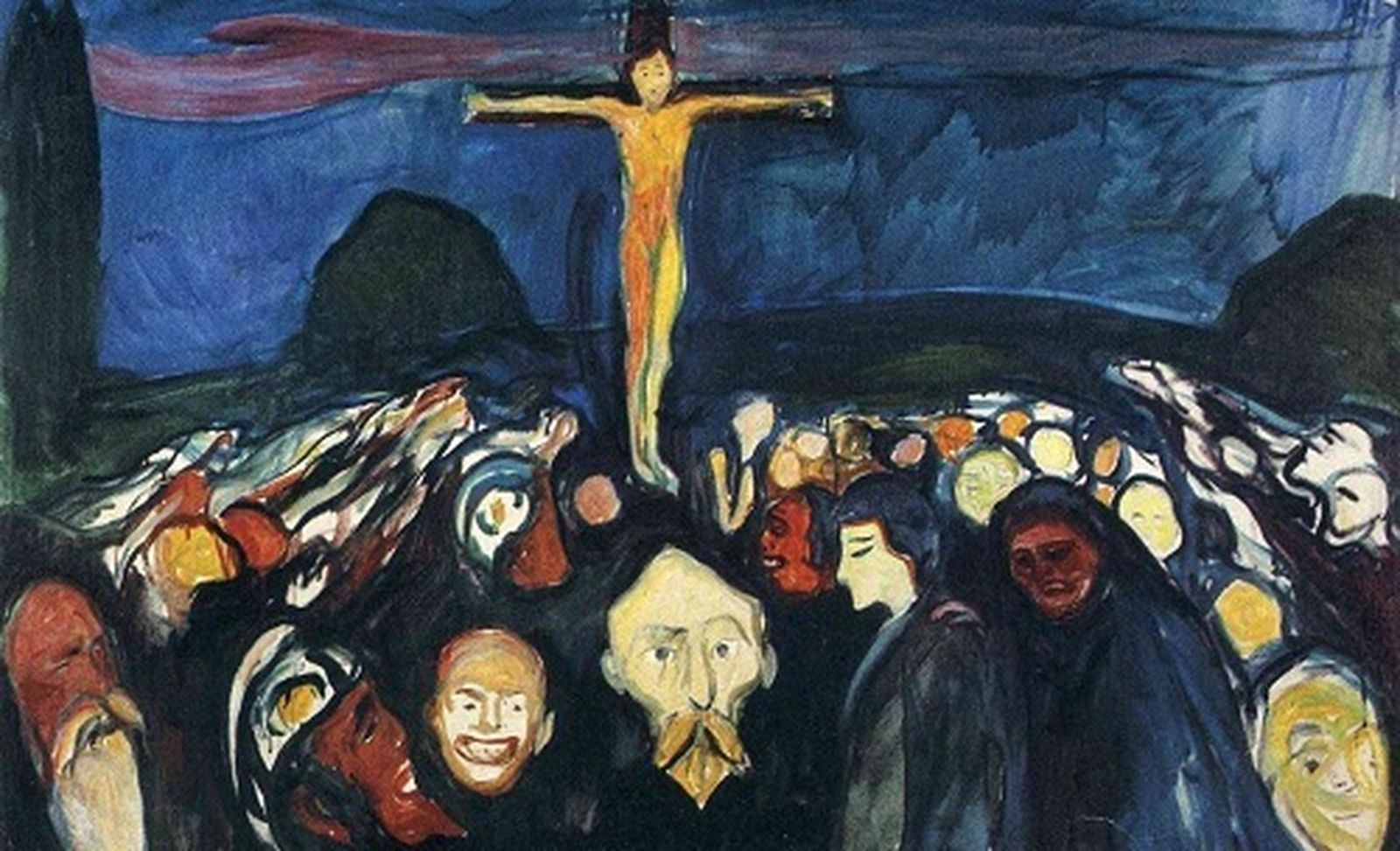 Niño crucificado por los abusos