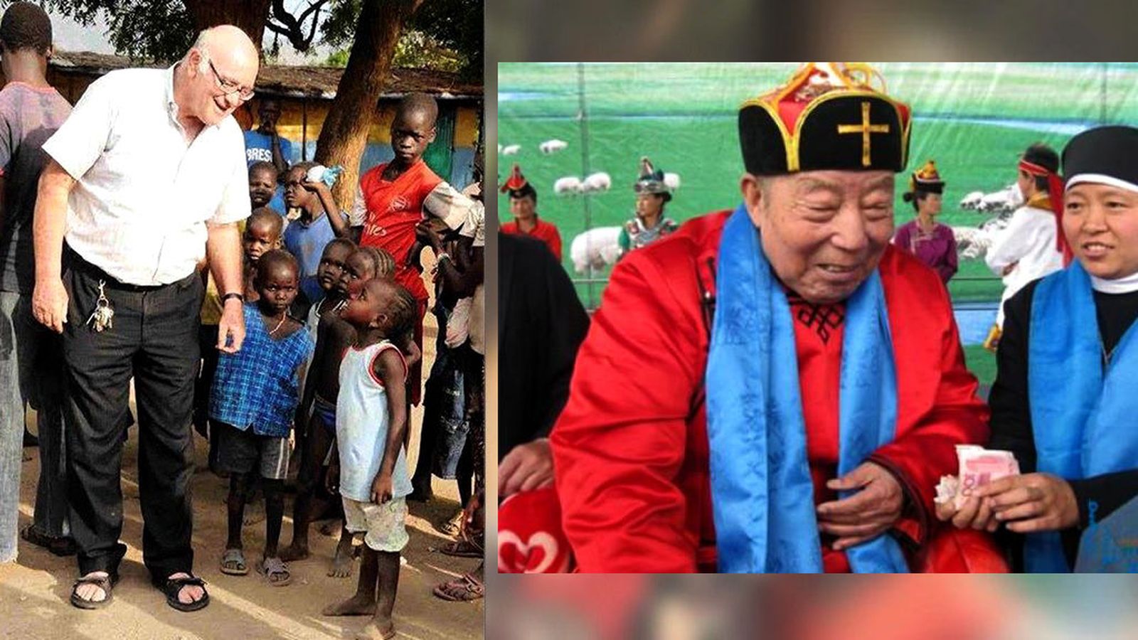 Obispos Moreschi, misionero en Etiopía y Mons. Ma, único obispo de etnia mongol