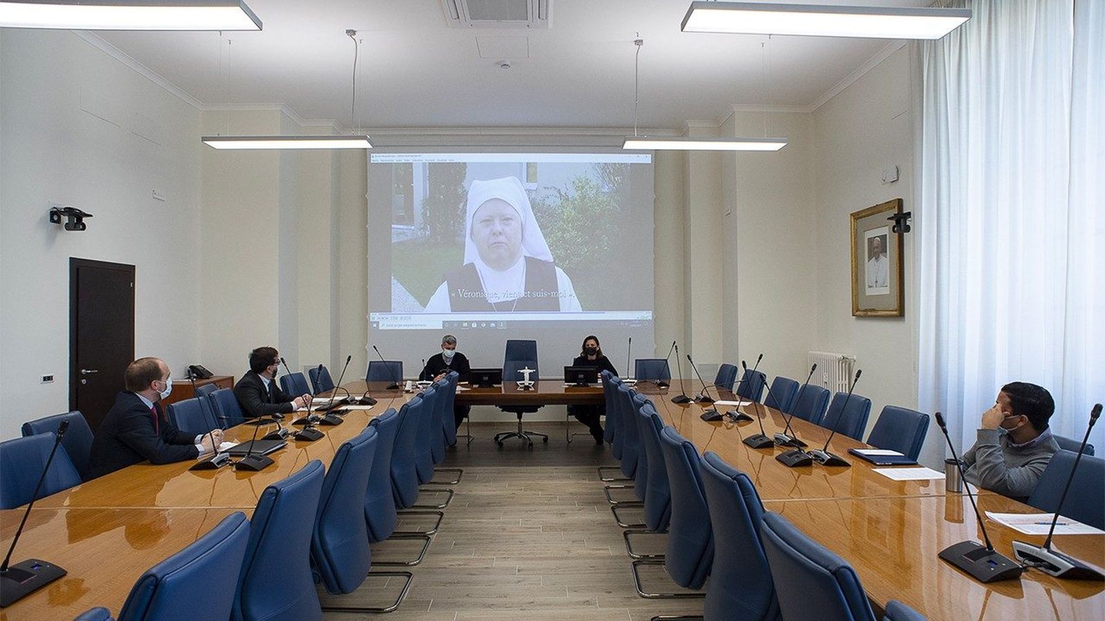 Sesión de trabajo en el Dicasterio para los Laicos, la Familia y la Vida