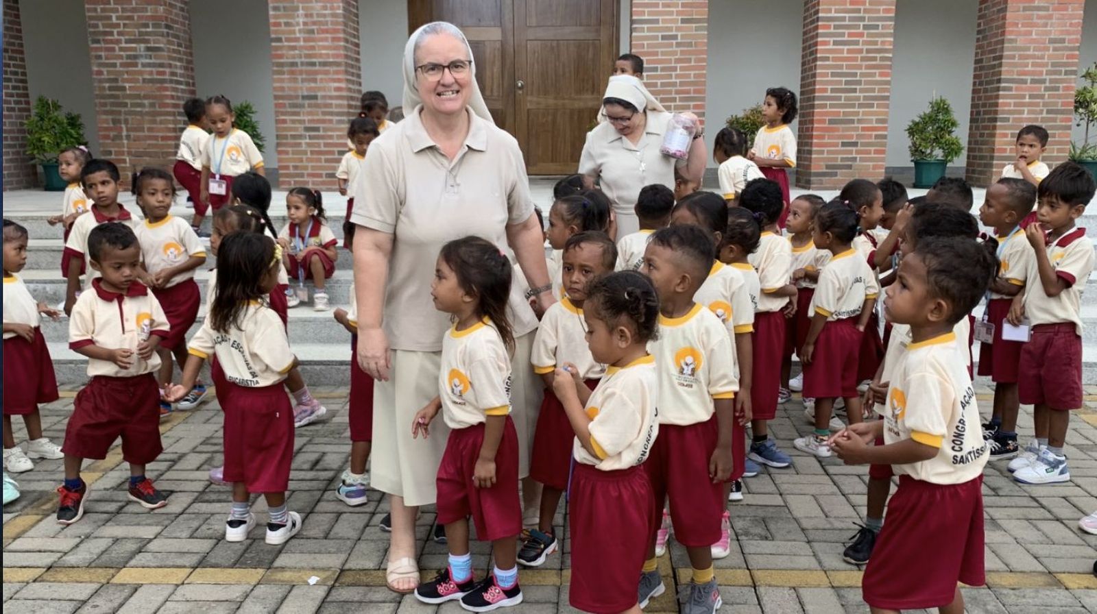 Esperando al Papa en Timor