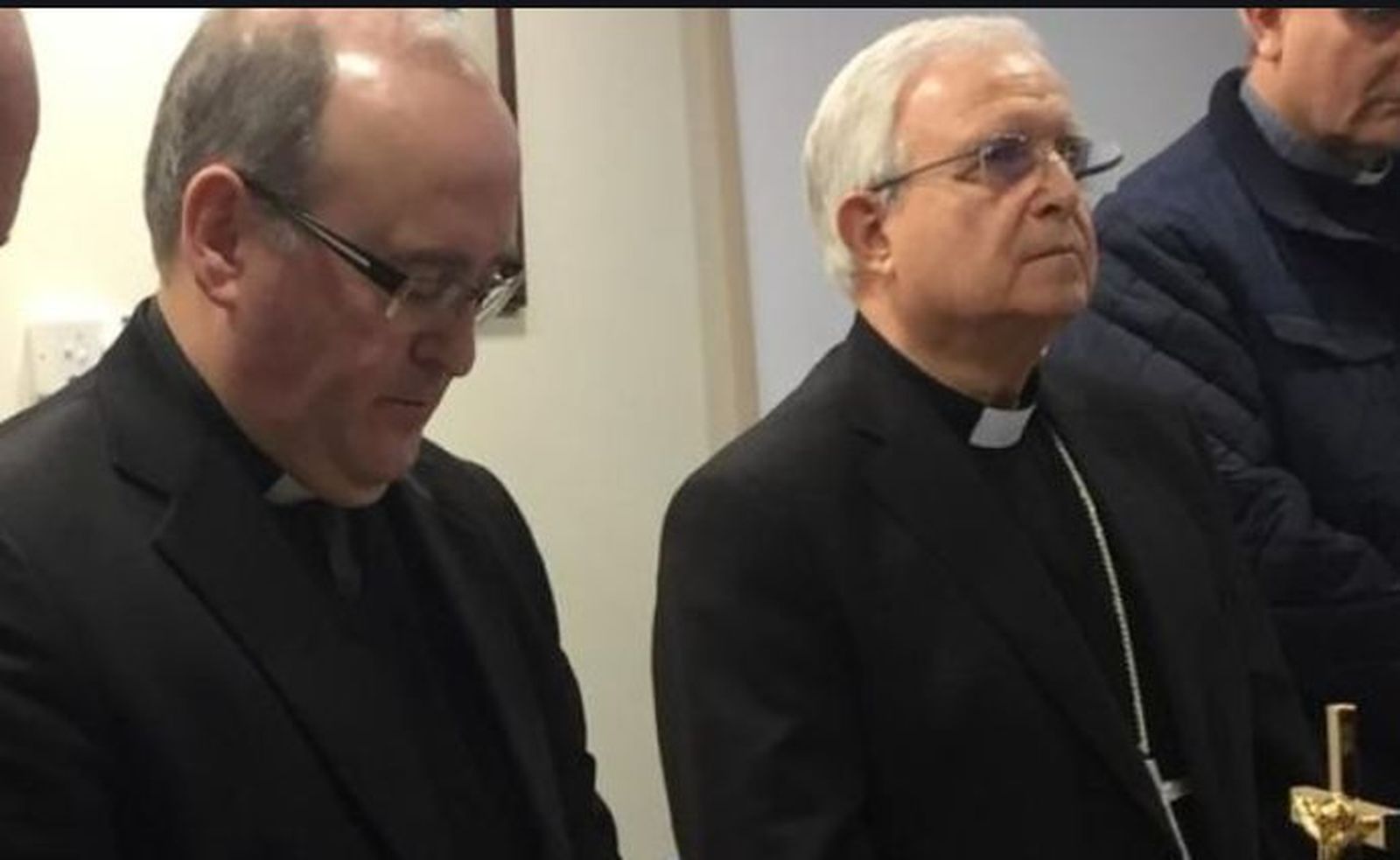 De izquierda a derecha, Vicente Martínez y Jesús Murgui