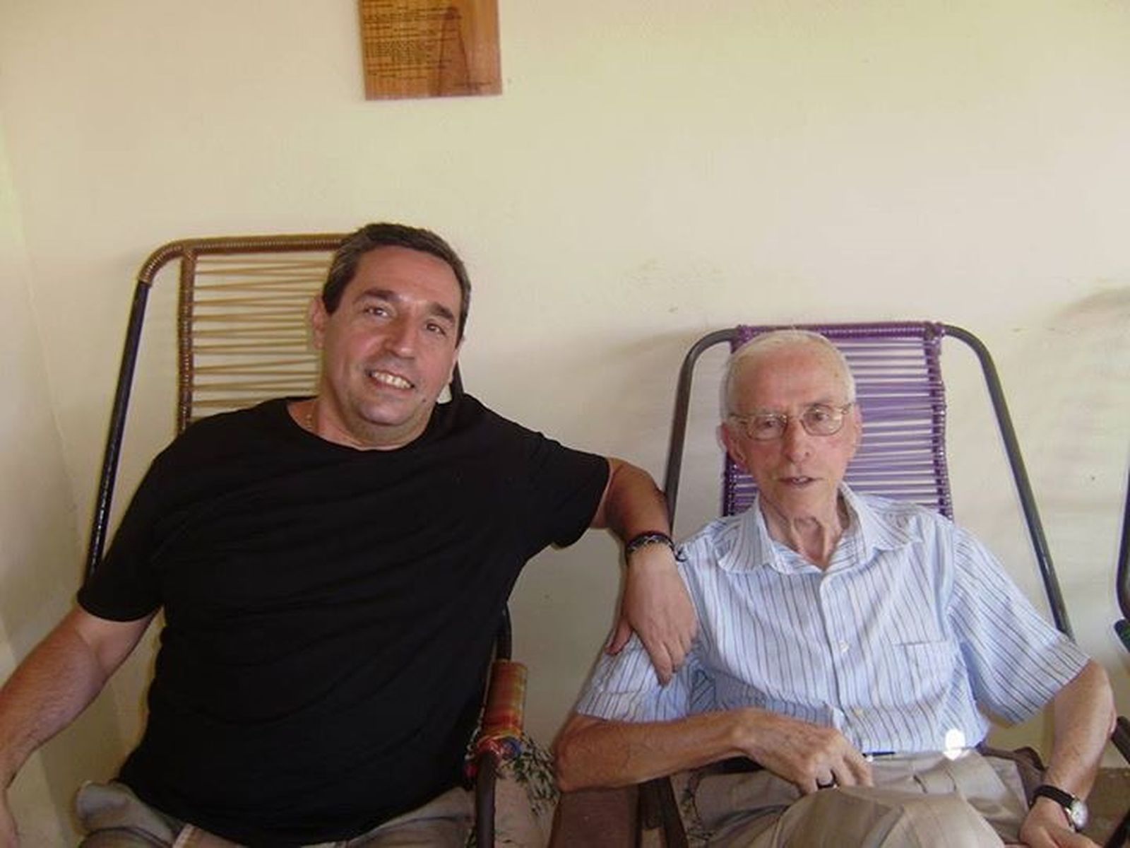 Miguel Ángel Mesa, con Casaldáliga, uno de sus profetas 'de cabecera'