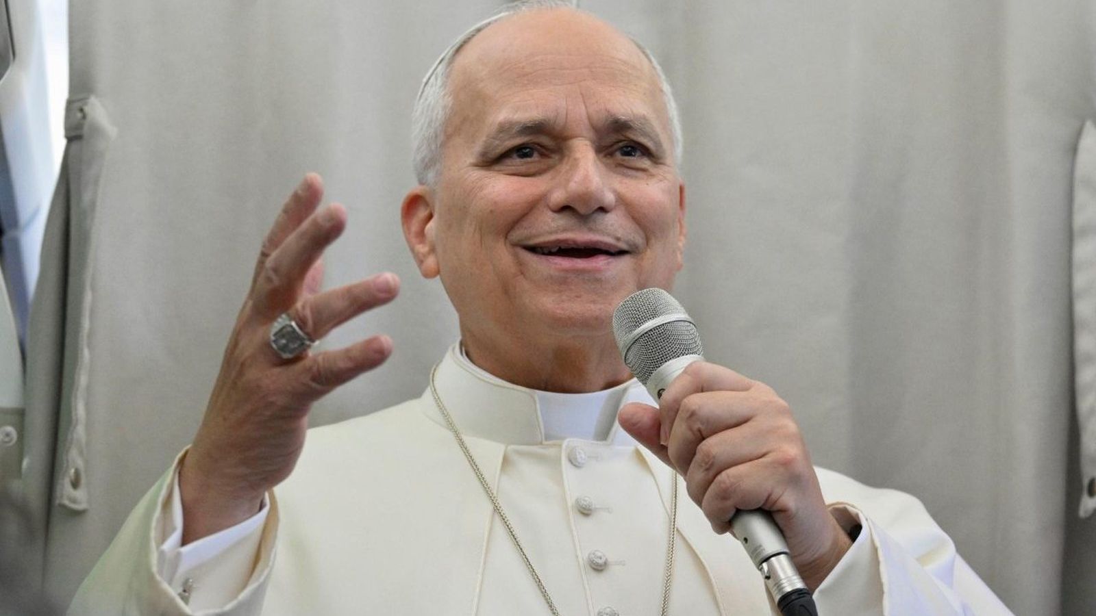 El Papa, en el vuelo