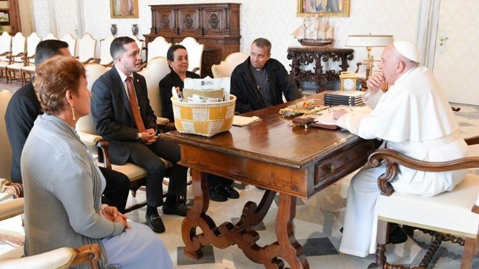 Francisco y representantes de REPAM COlombia