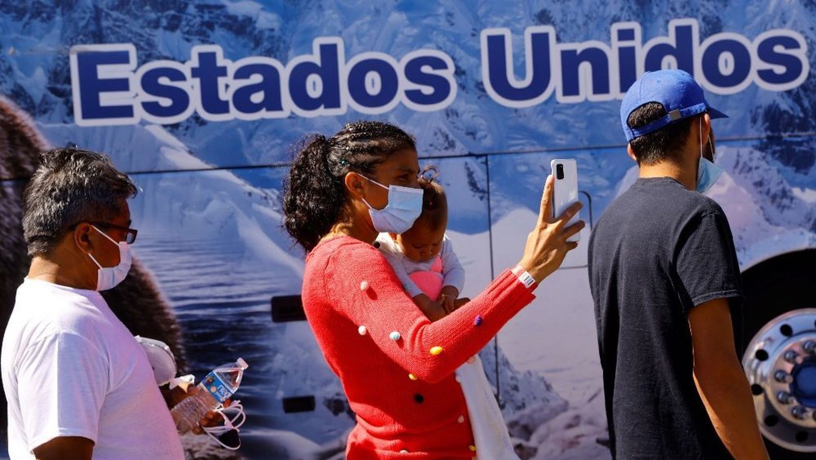 Centro de acogida para inmigrantes. El Paso, Texas