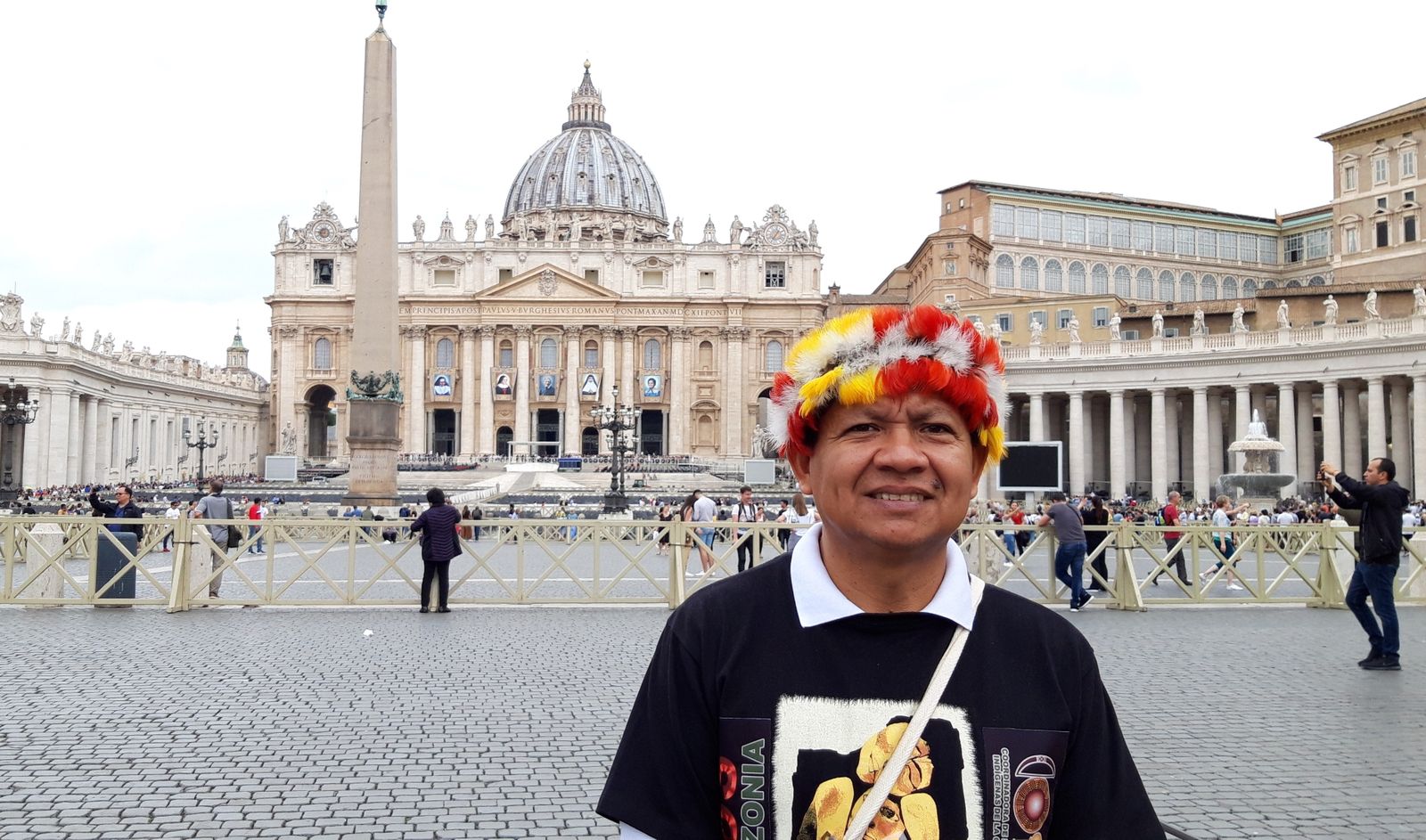 Gregorio Díaz Mirabal, Coordinador General de la COICA durante el Sínodo