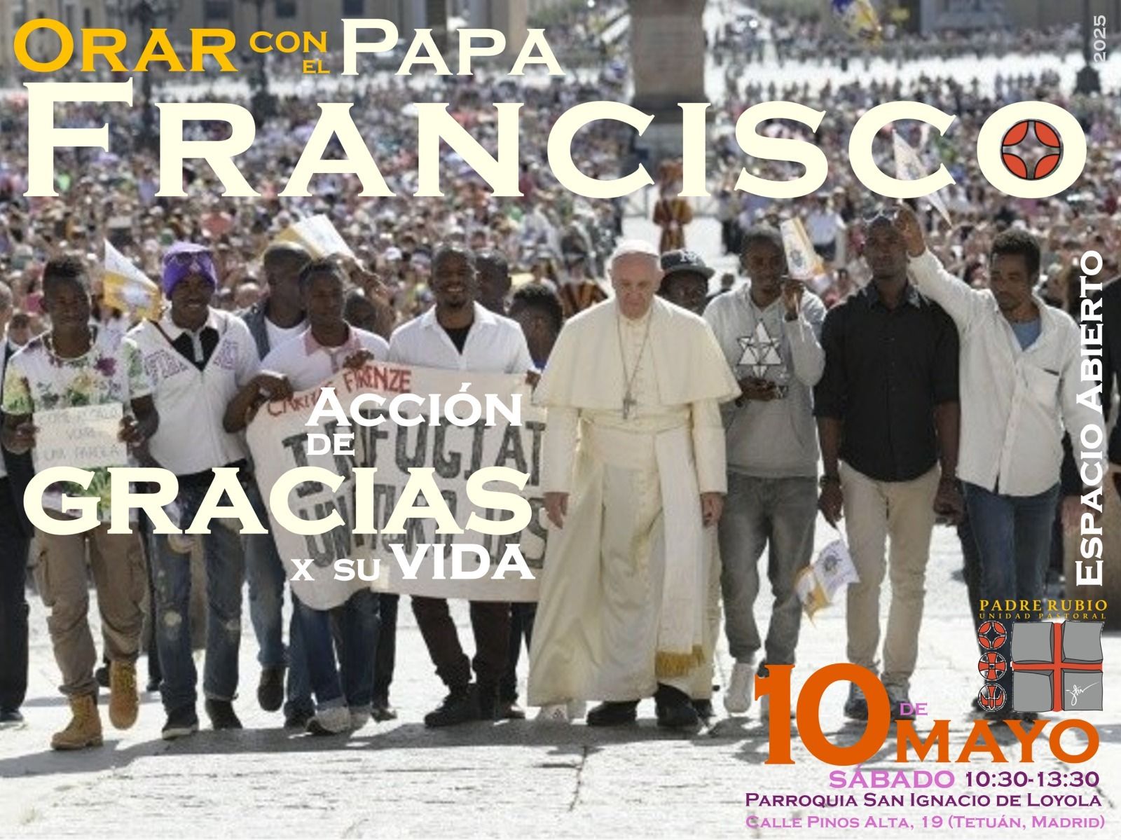 Los crucificados salvarán al mundo: retiro de acción de gracias por la vida del Papa Francisco