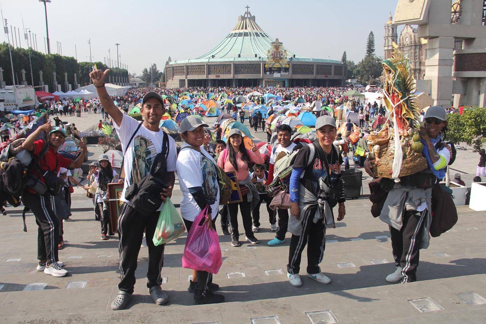 12.3 millones de personas visitaron a la Virgen de Guadalupe en su día
