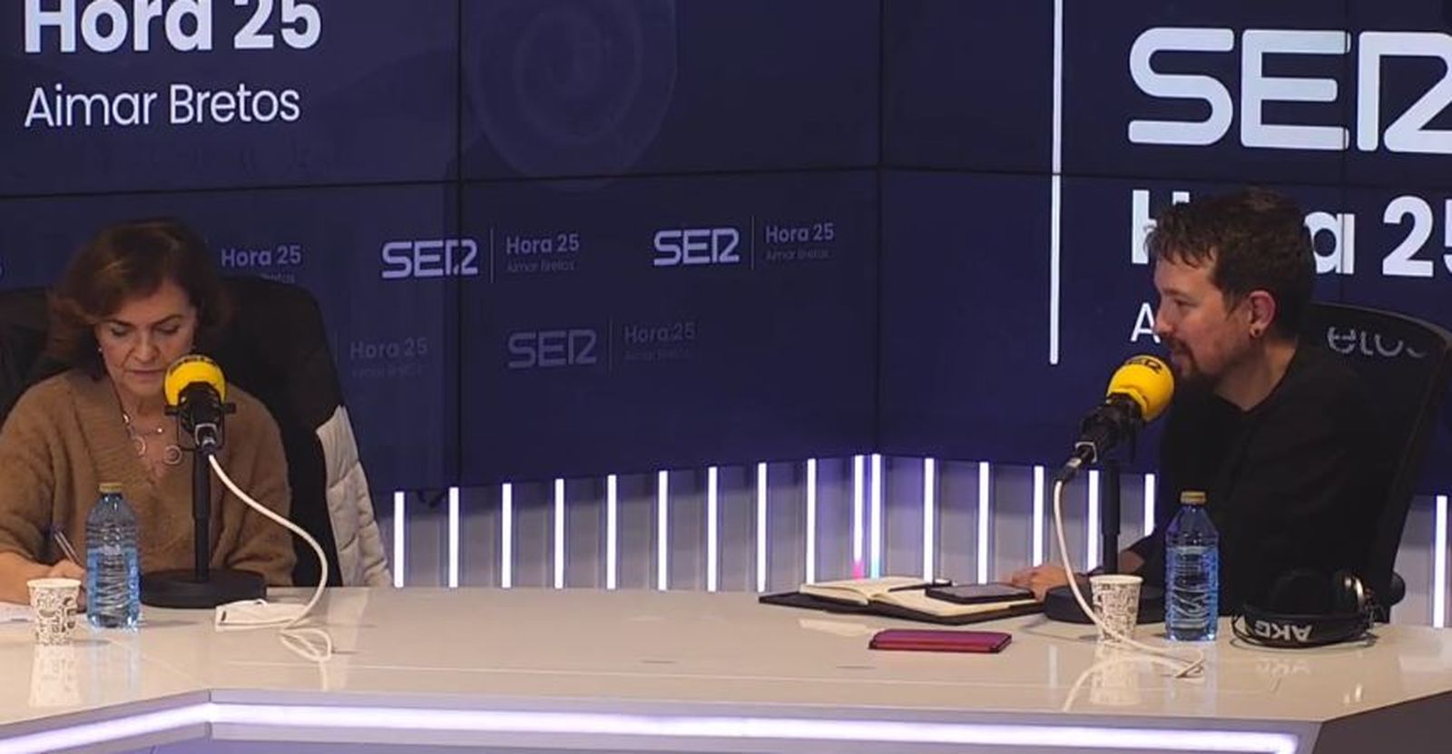 Pablo Iglesias, en Hora 25, ayer