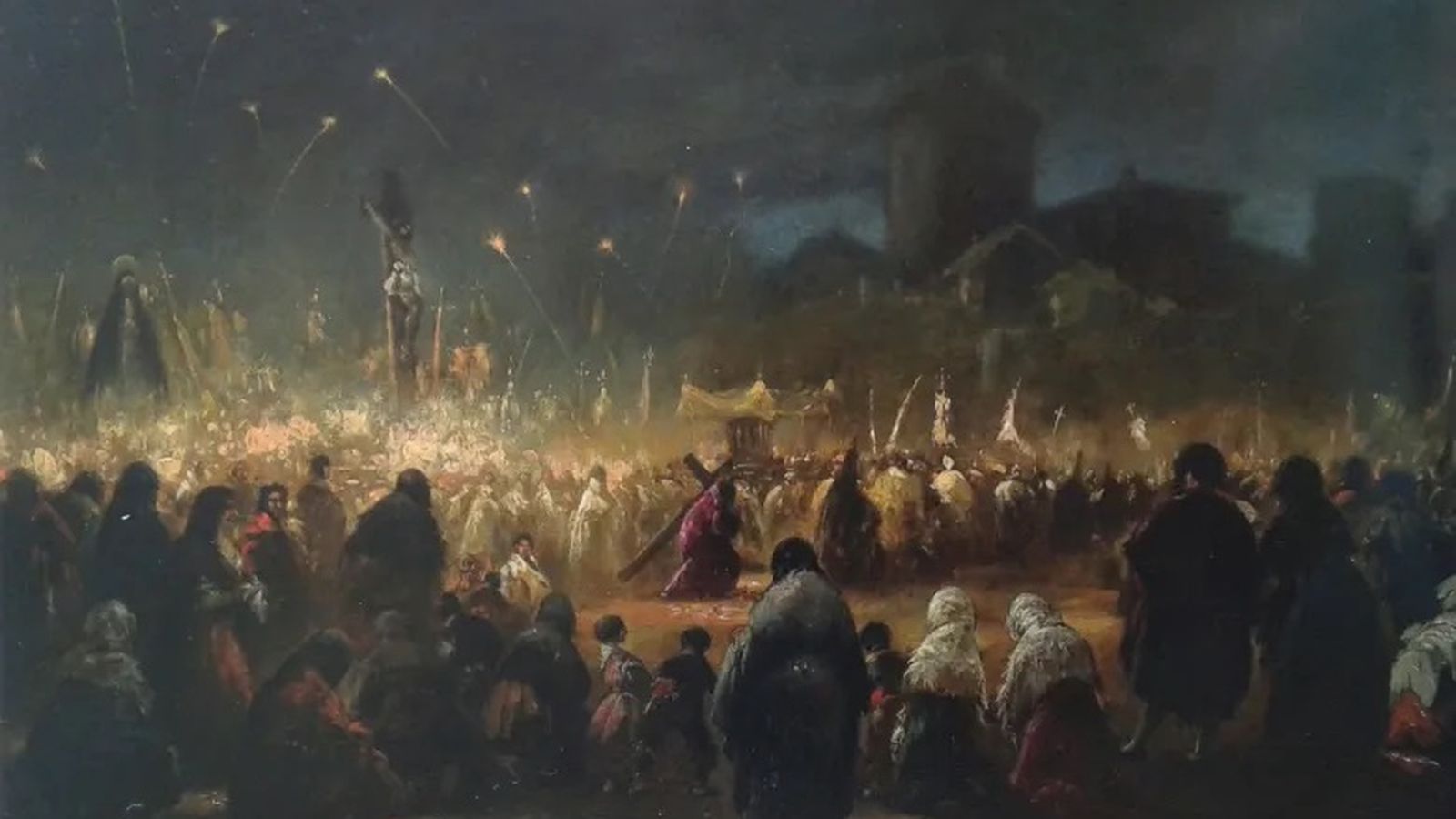 La procesion.Eugenio Lucas Velázquez (1817-1870)