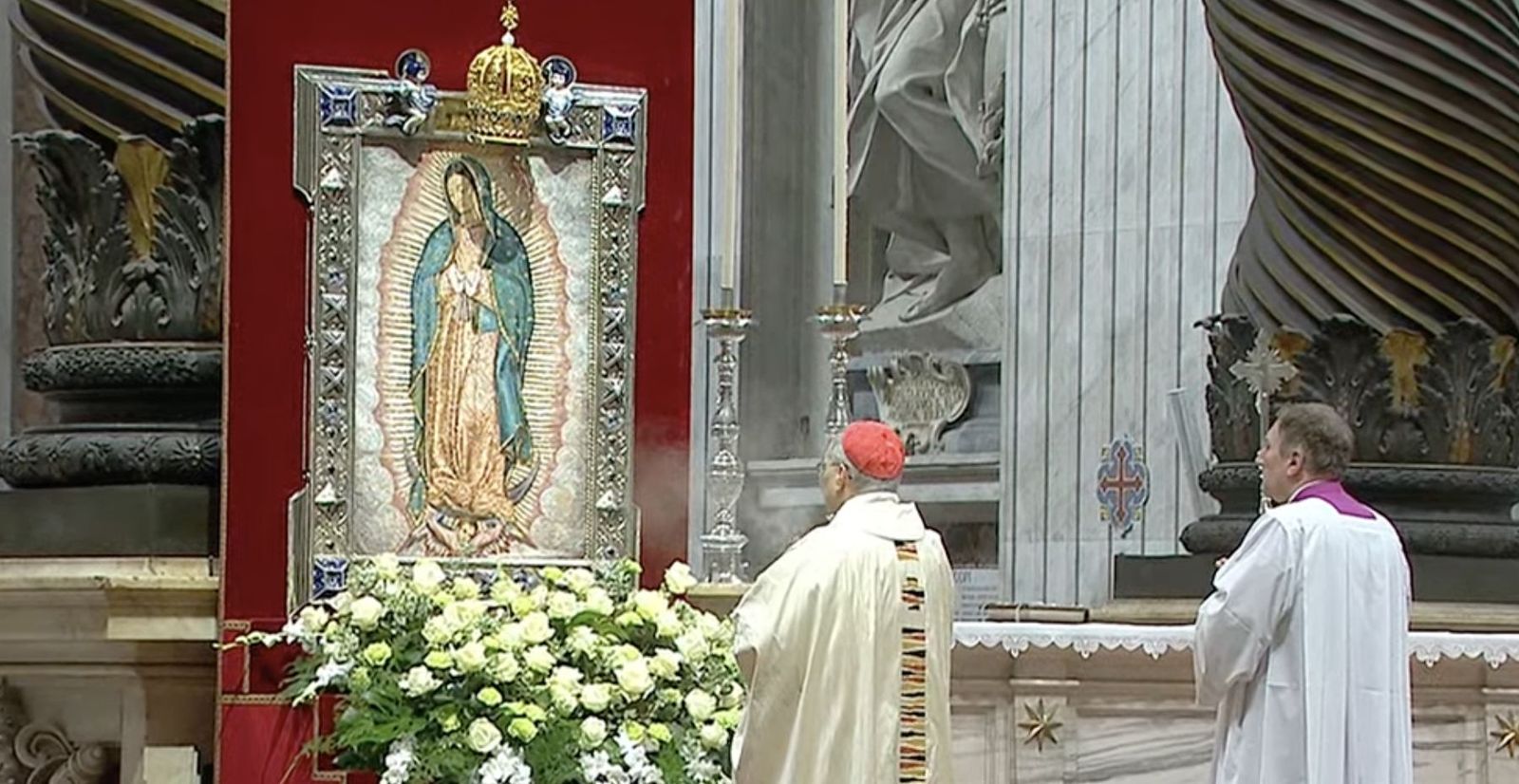 Virgen de Guadalupe en Roma