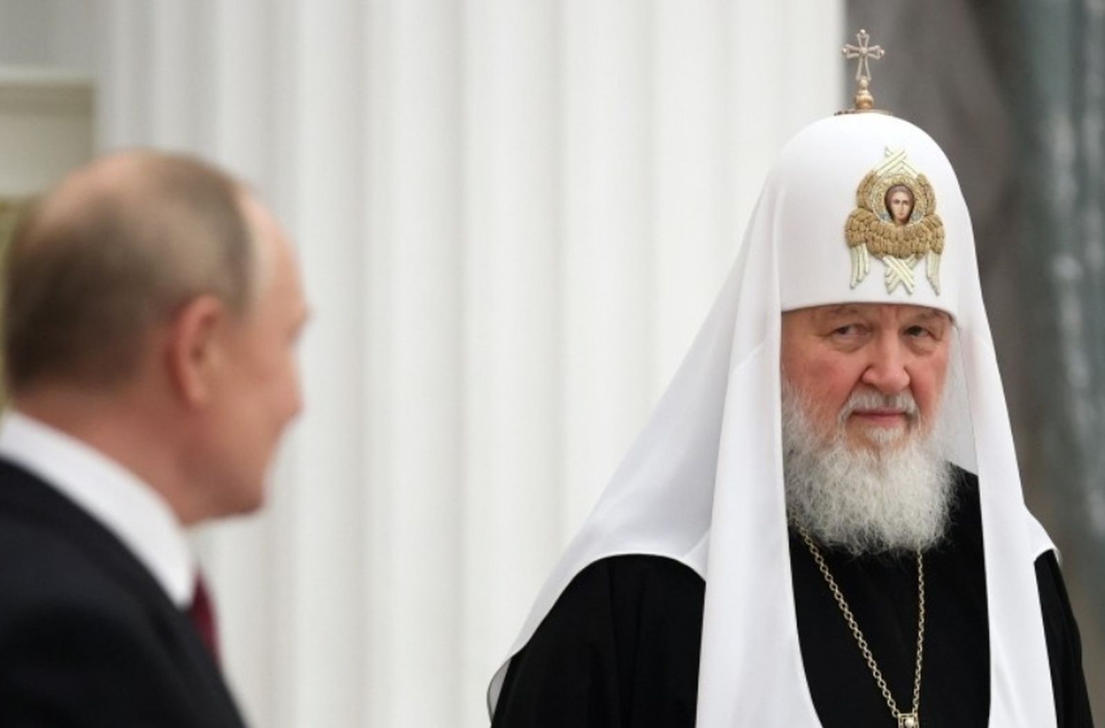 El patriarca Kirill con el presidente Putin