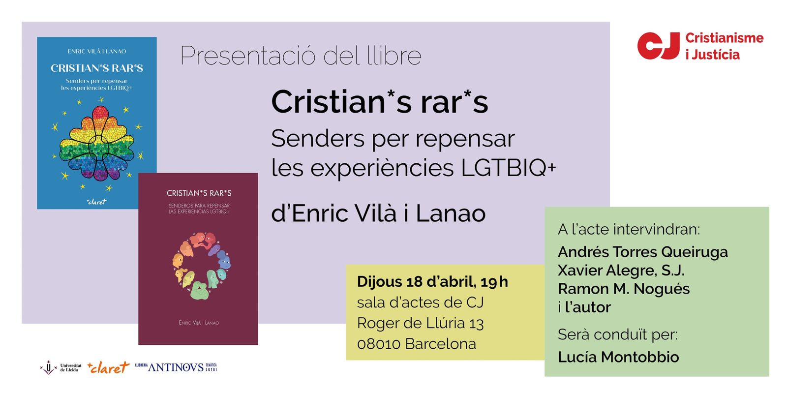 Presentación de 'Cristian*s rar*s: Senderos para repensar las experiencias LGTBIQ+'